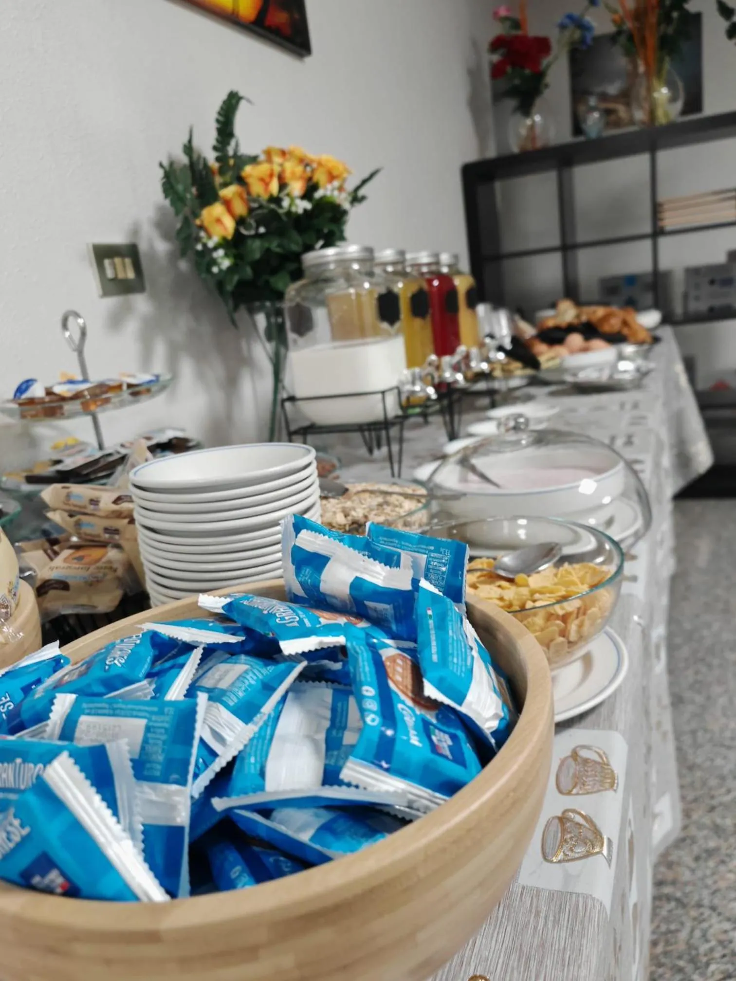 Breakfast in La Fenice Hotel