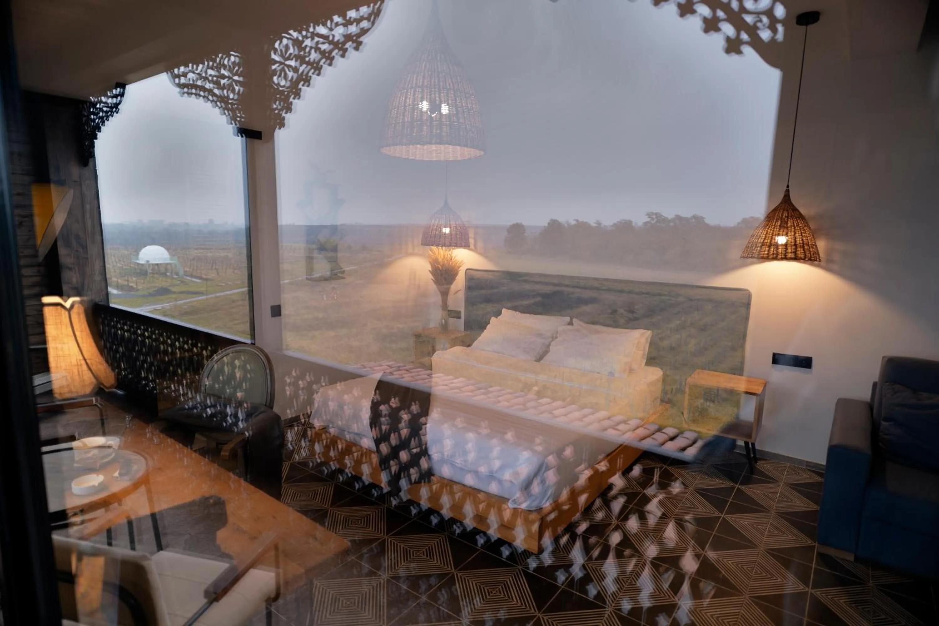 Bedroom in Chateau Vartsikhe