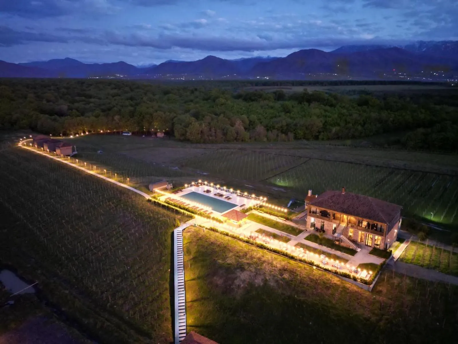 Natural landscape in Chateau Vartsikhe