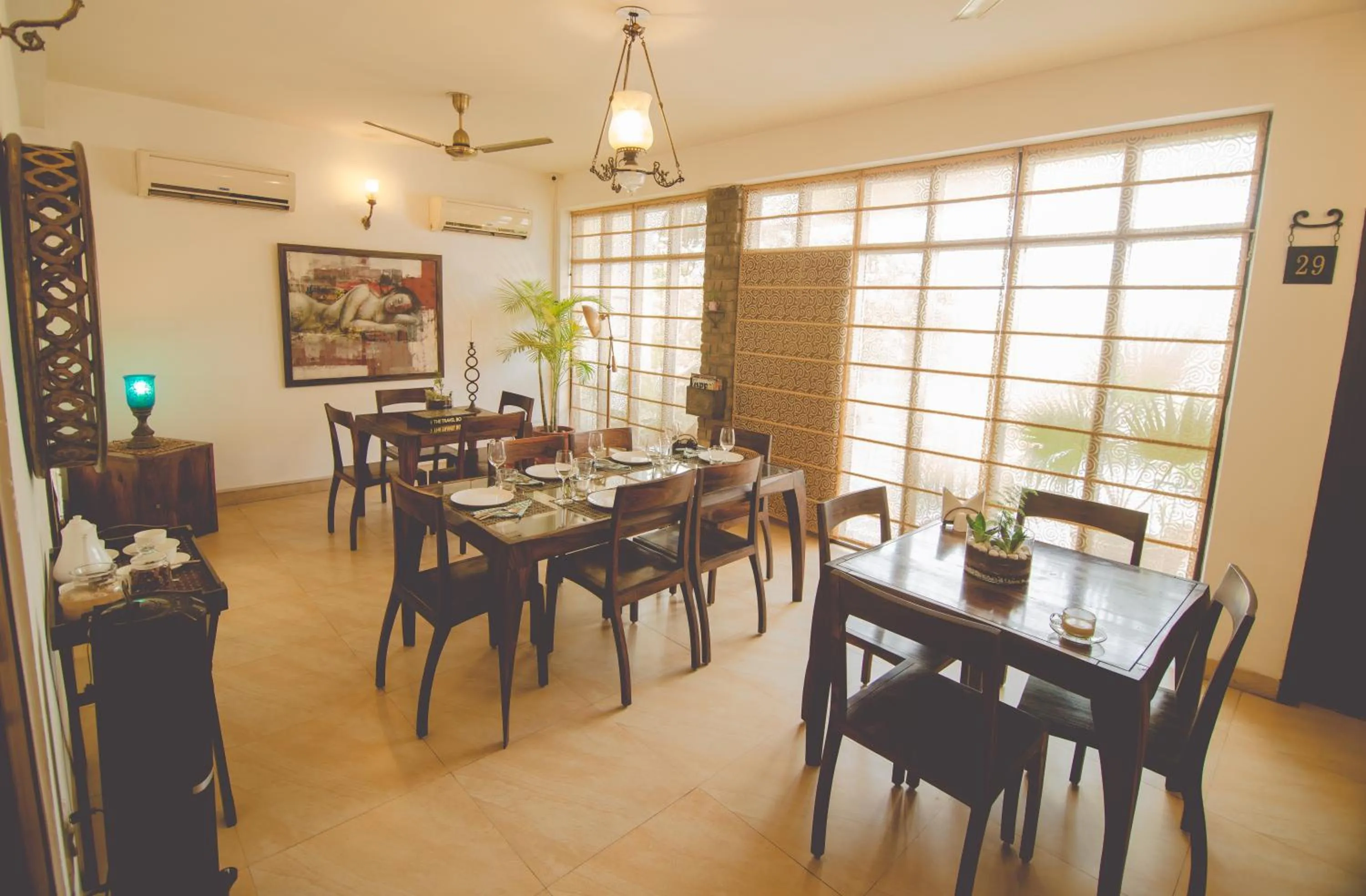 Dining area in House of Kapaali