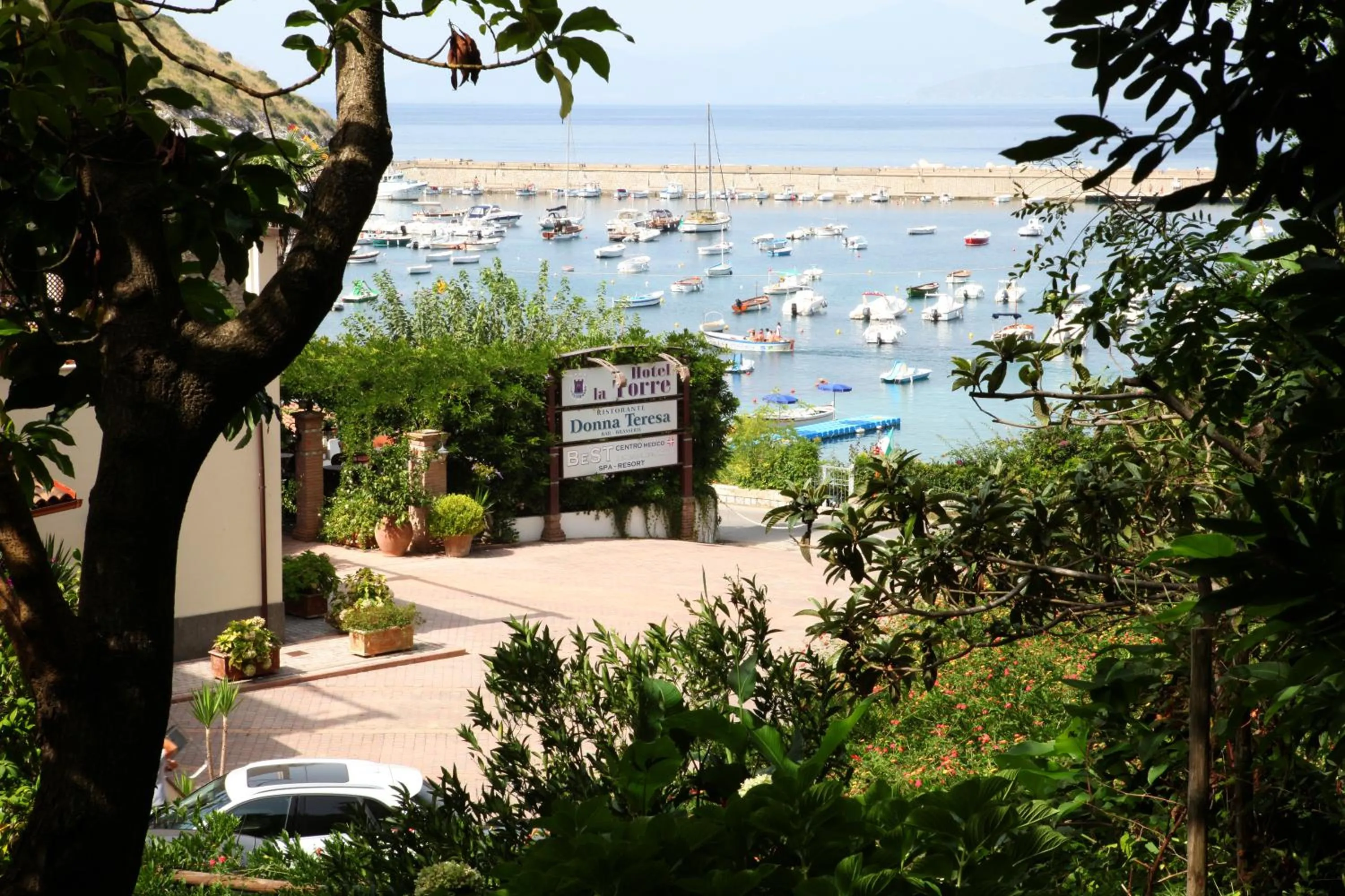 Facade/entrance in Hotel La Torre