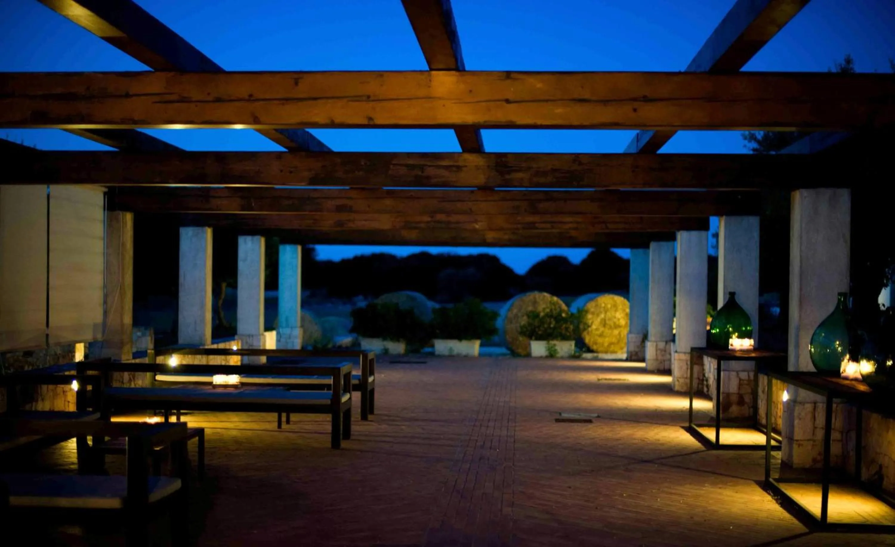 Patio in Apulia Victor Country Hotel