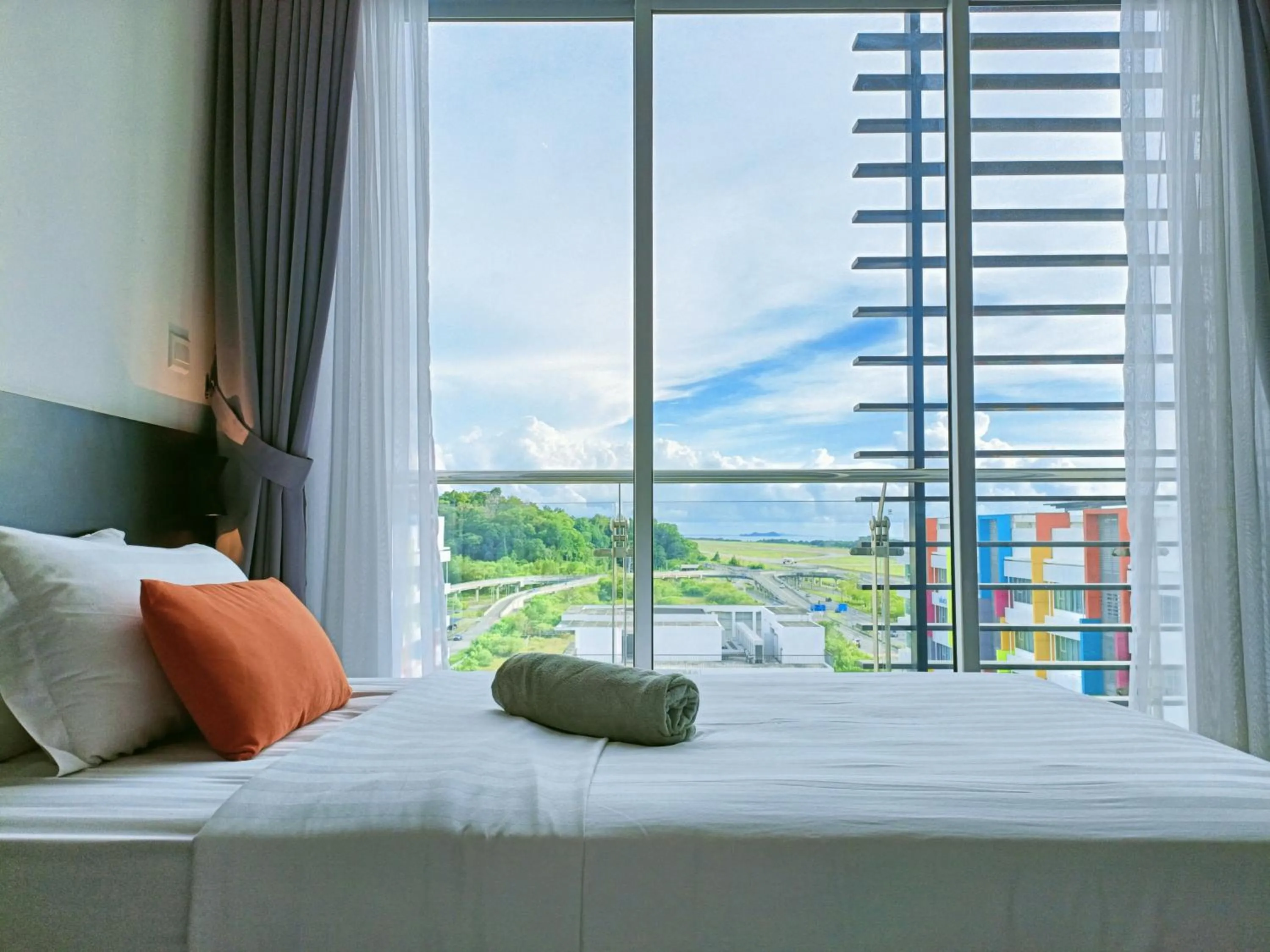 Natural landscape, Bed in Owl Nest Suite' at aeropod sovo