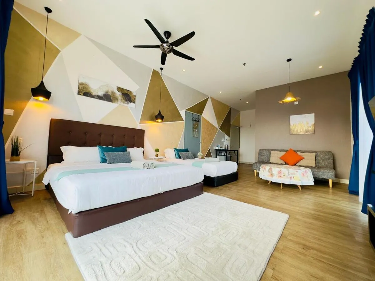 Bed in Owl Nest Suite' at aeropod sovo
