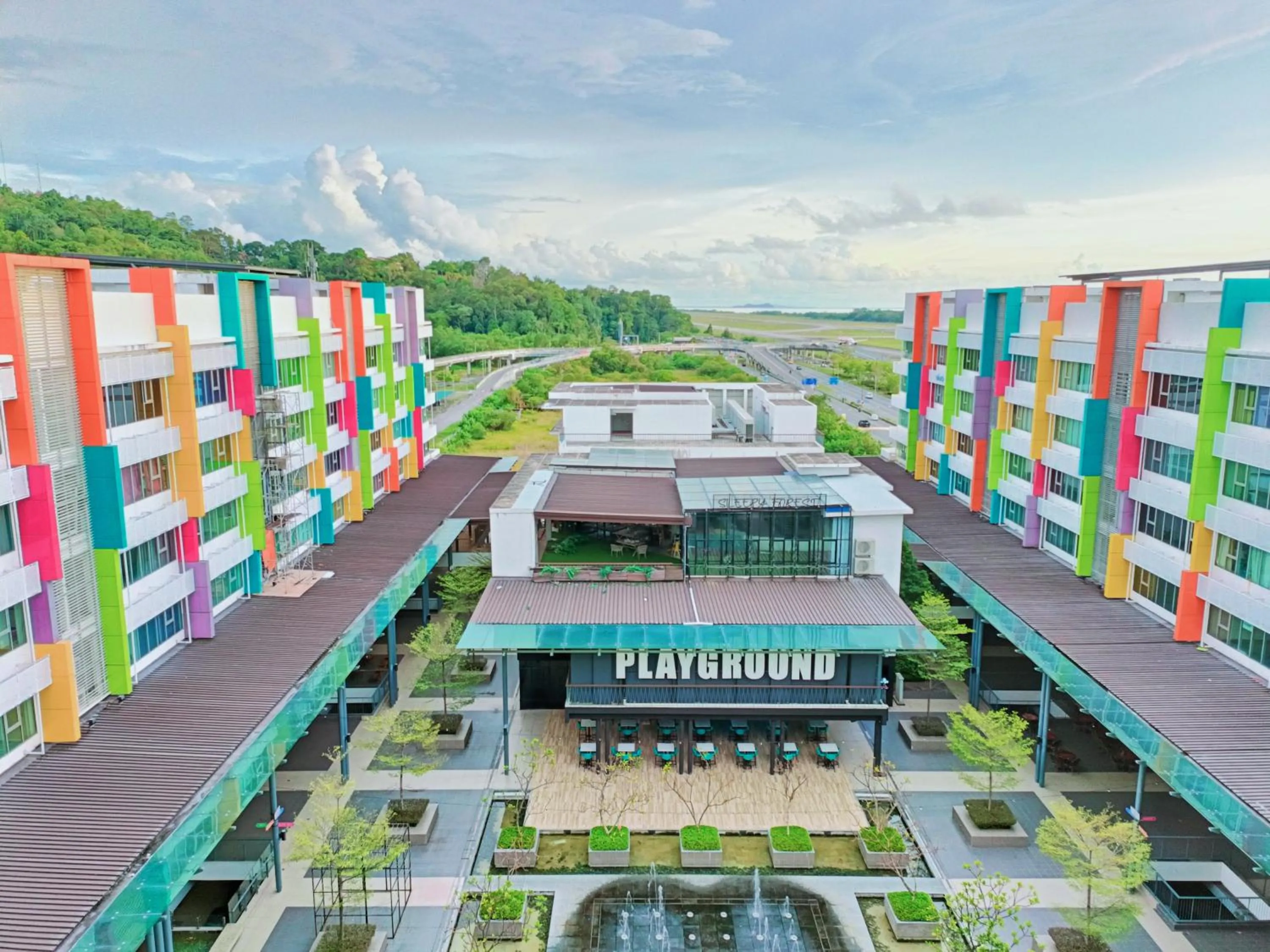 Property building in Owl Nest Suite' at aeropod sovo