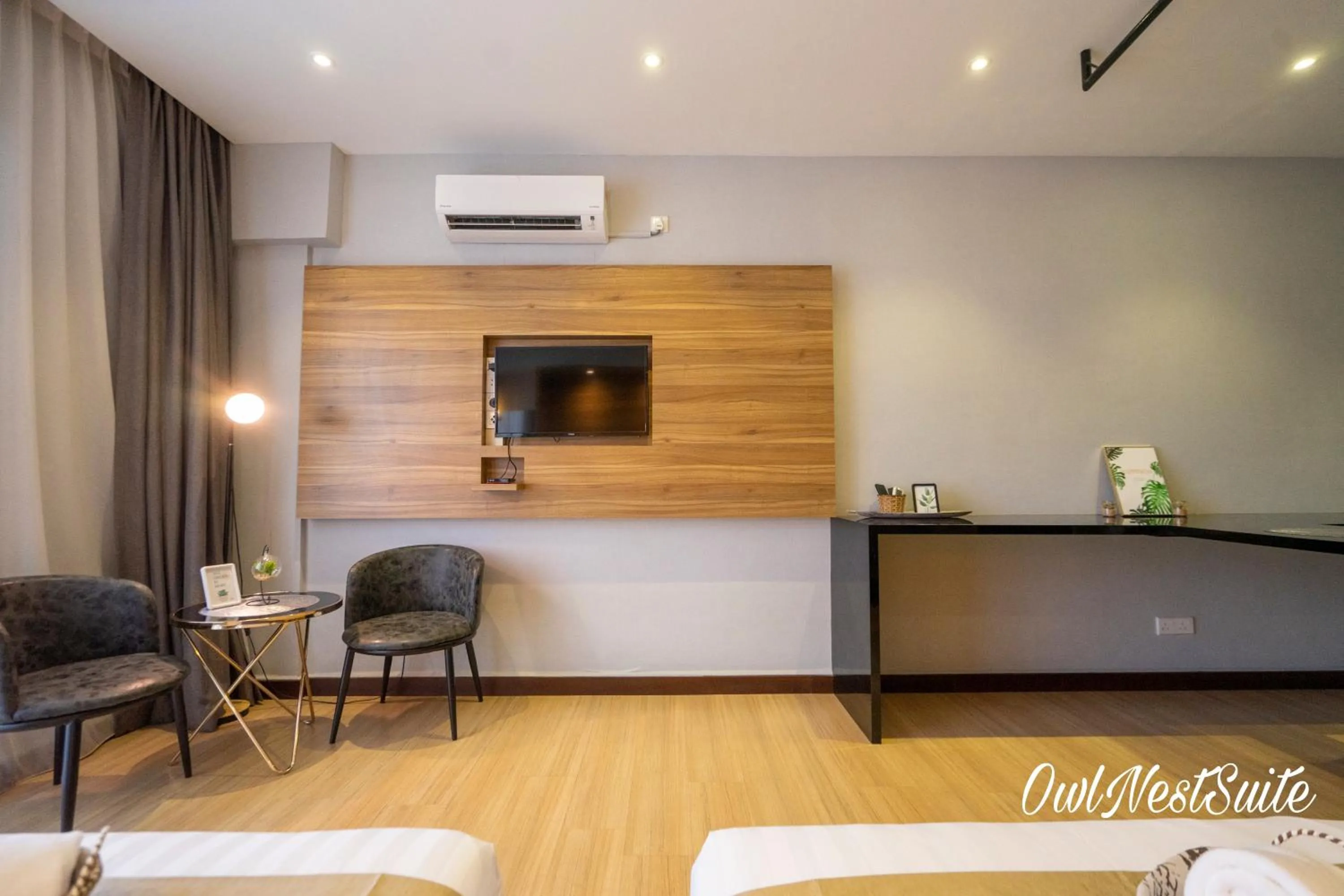 TV and multimedia in Owl Nest Suite' at aeropod sovo