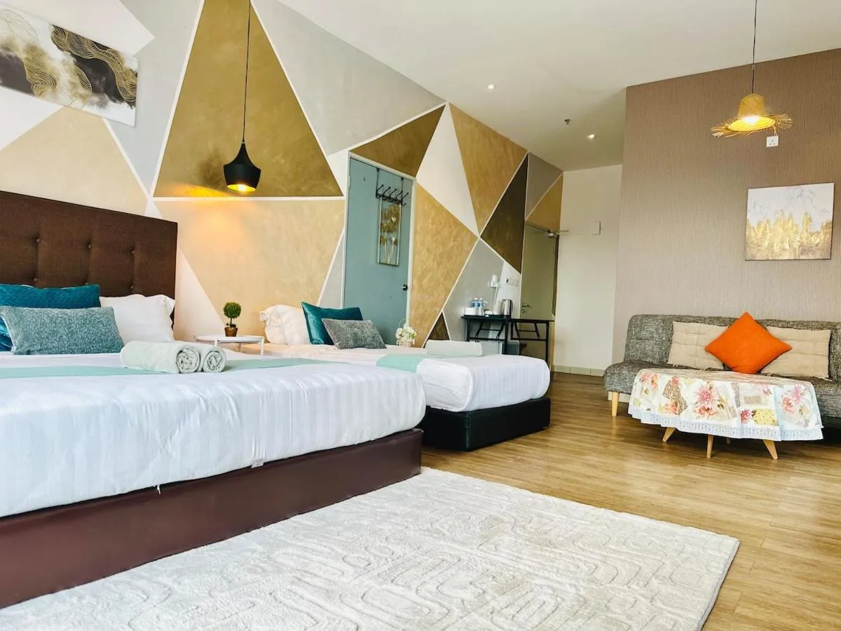Bed in Owl Nest Suite' at aeropod sovo
