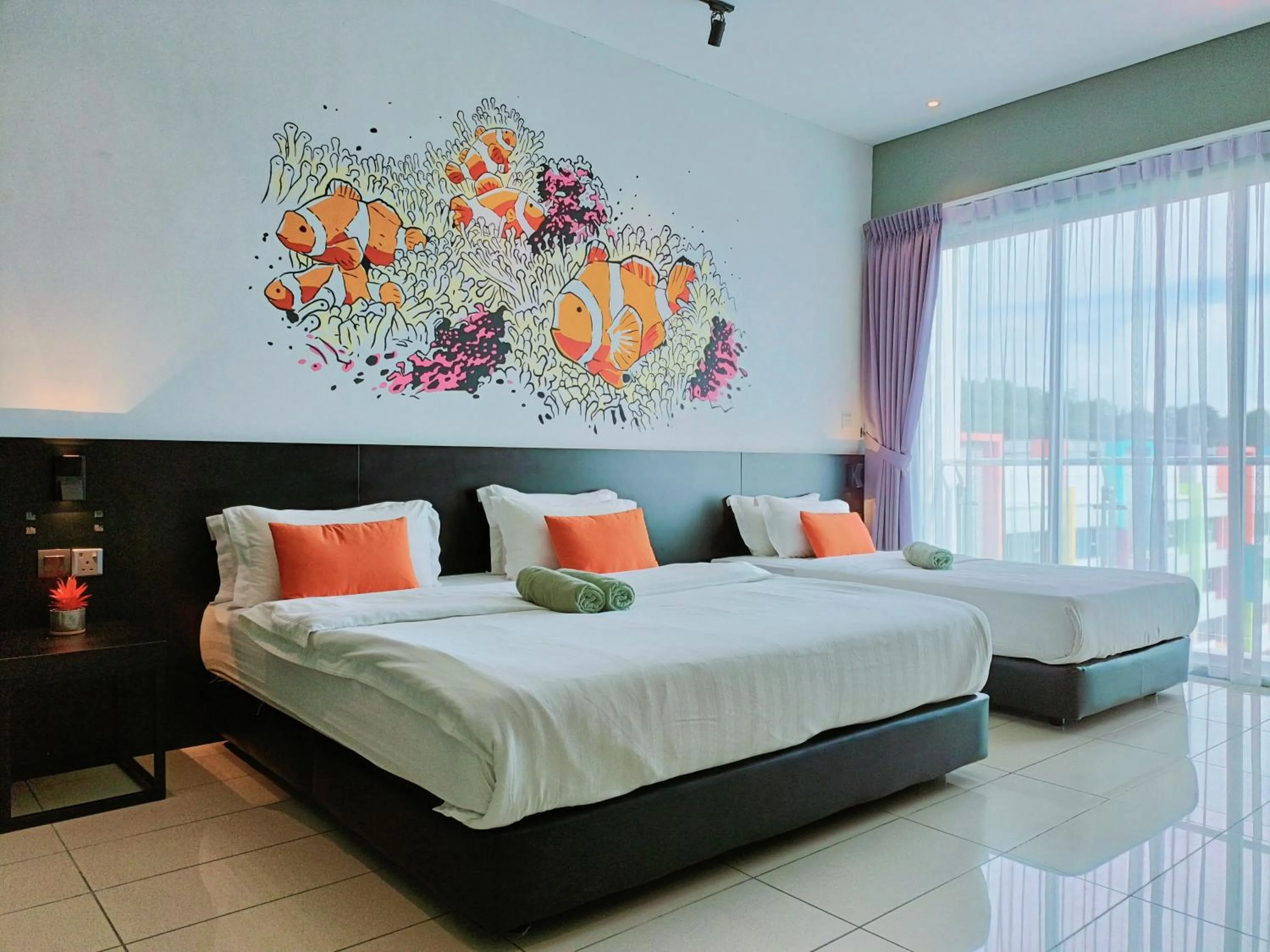 Bed in Owl Nest Suite' at aeropod sovo