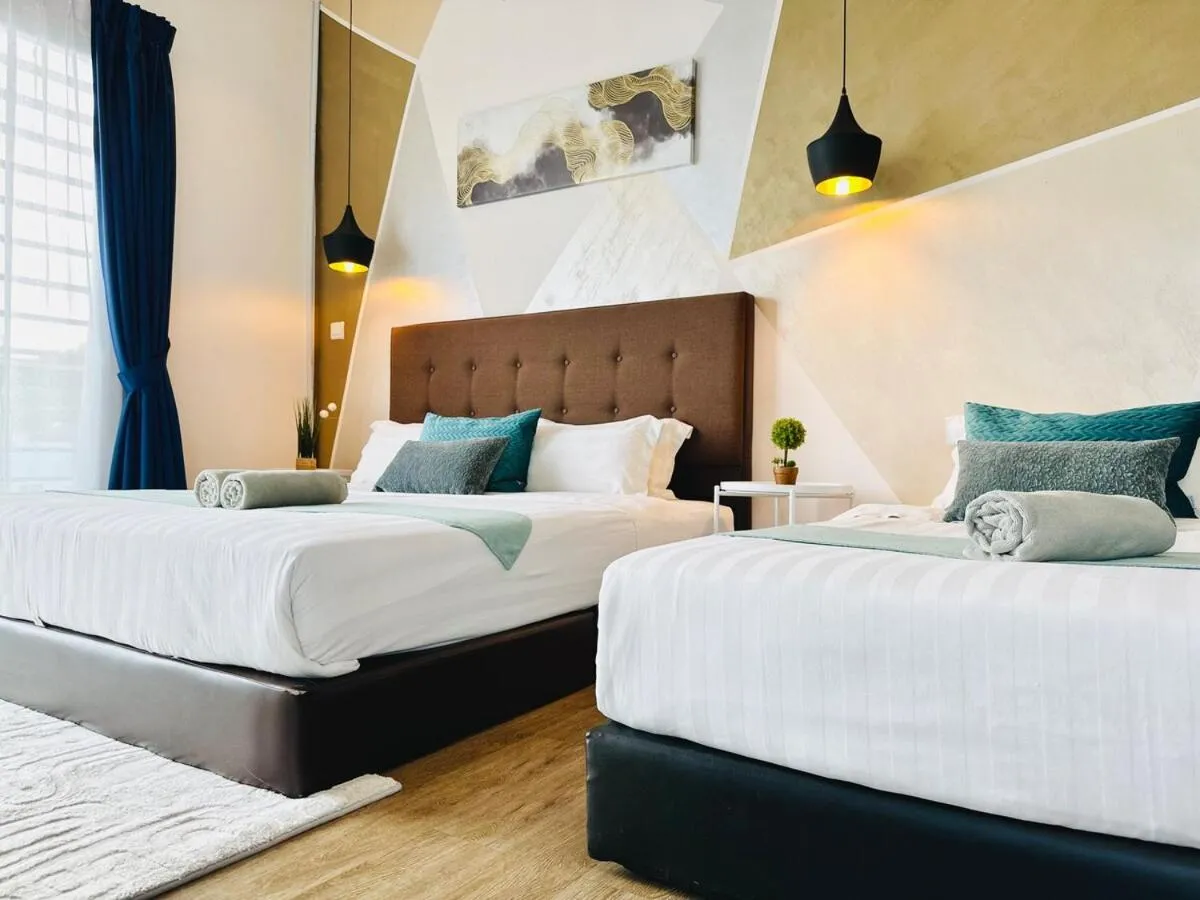 Bed in Owl Nest Suite' at aeropod sovo
