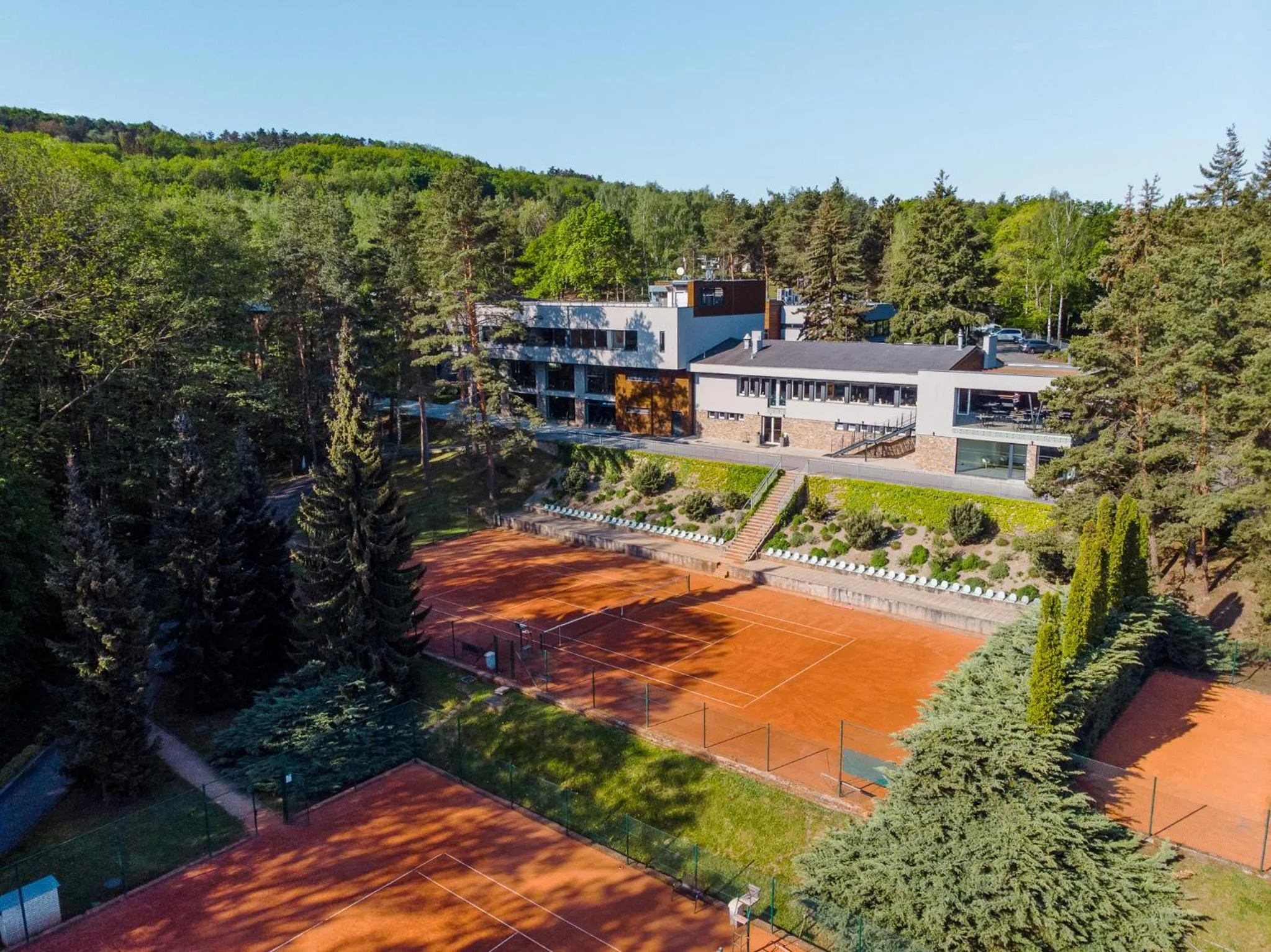 Tennis court in Vista Resort Prague