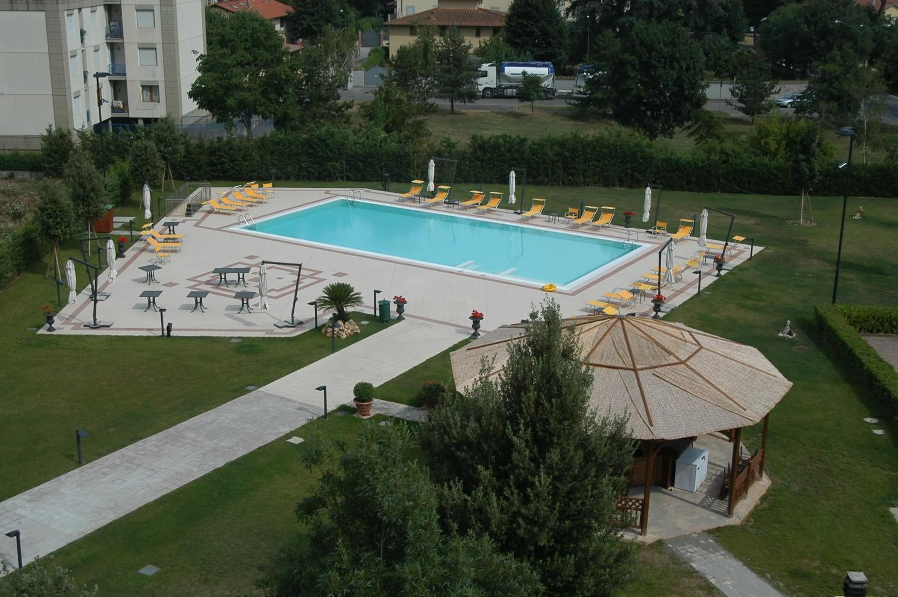 Pool view in Park Hotel Ripaverde