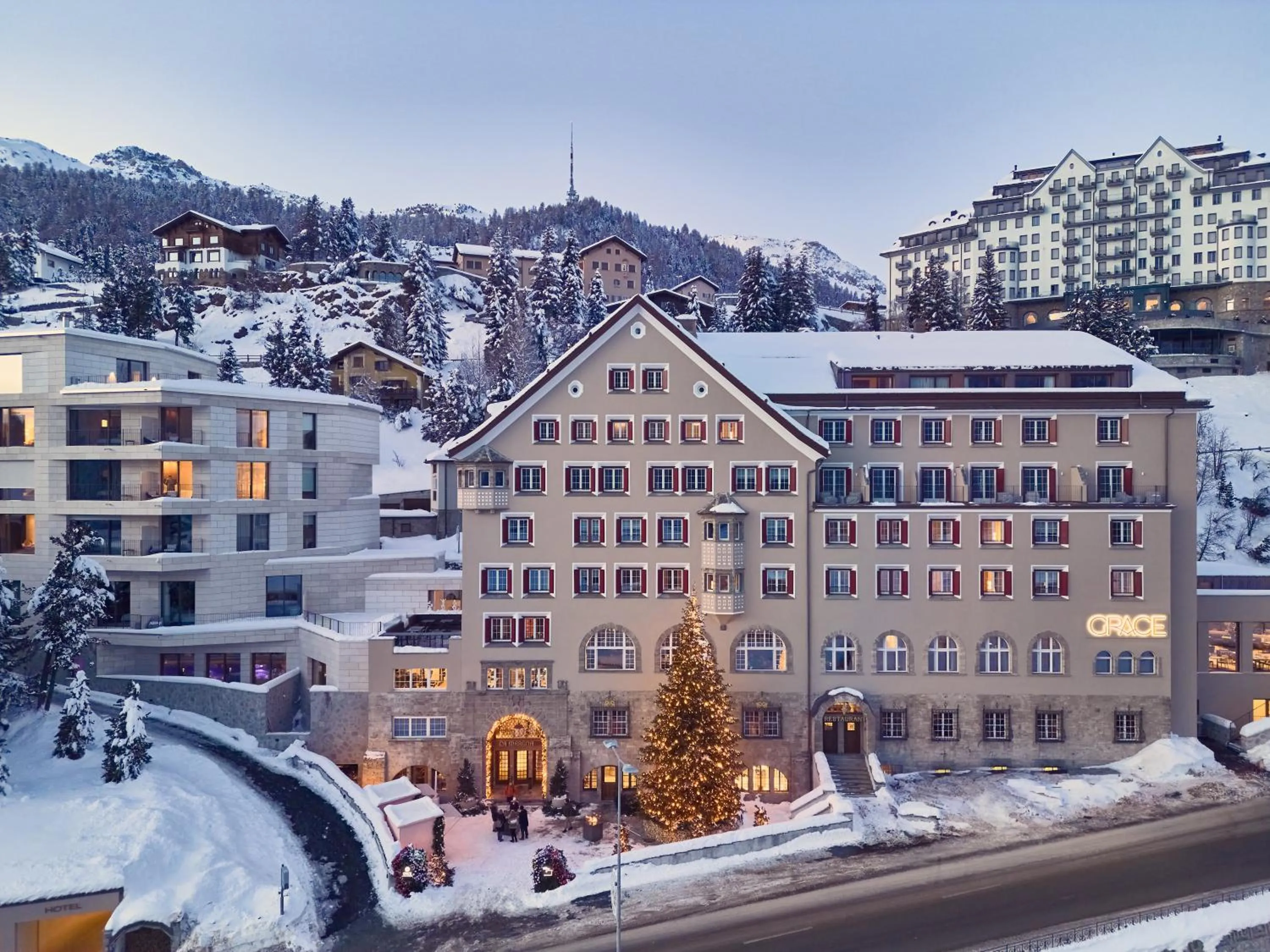 Property building in Hotel GRACE LA MARGNA ST MORITZ