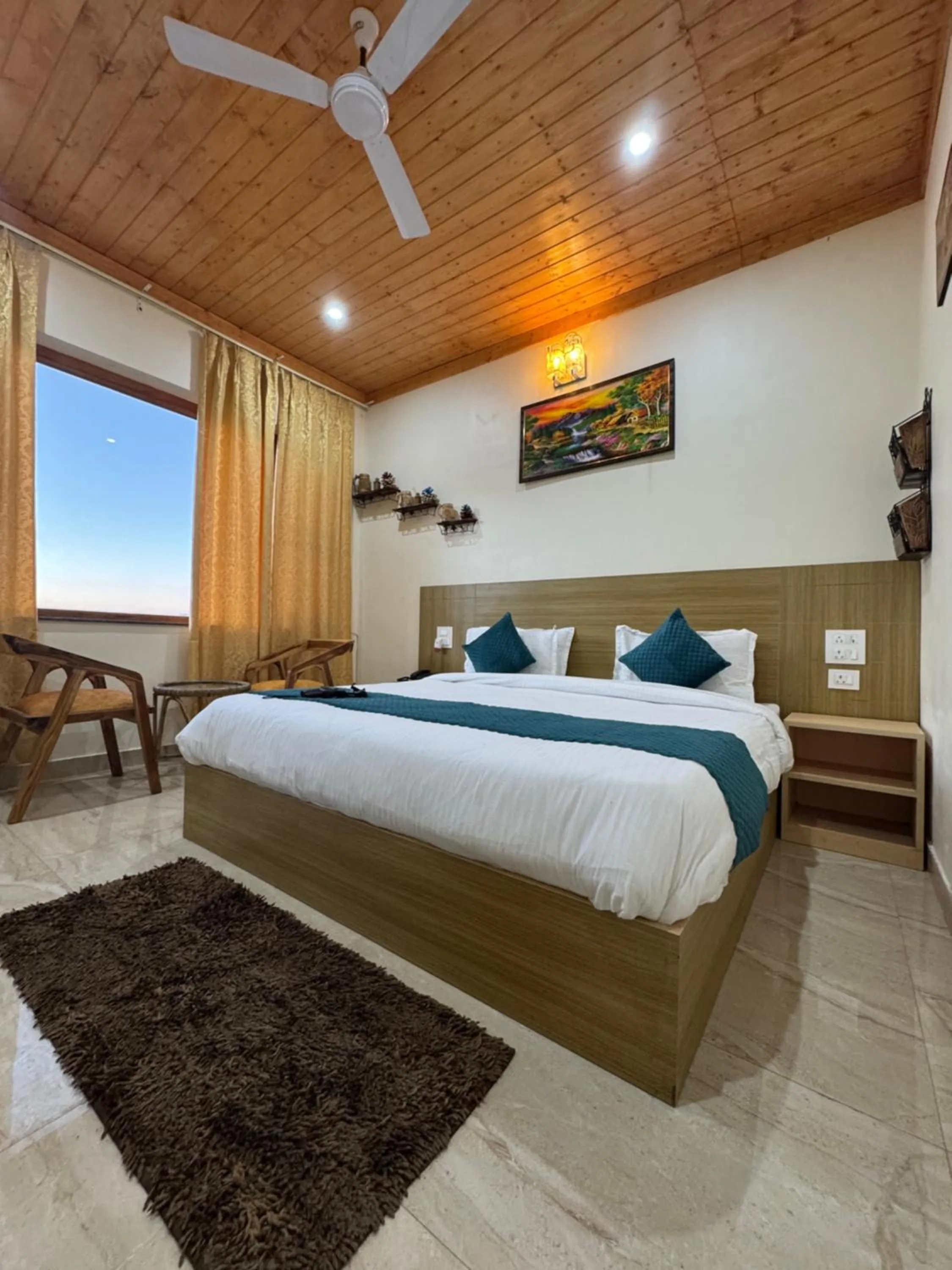 Bedroom, Bed in The Vintage Hill Village - Himalayan Boutique Resort