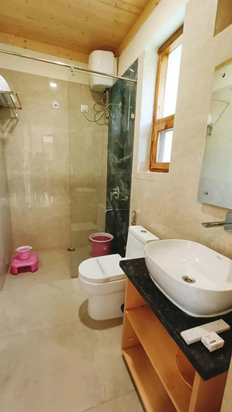 Bathroom in The Vintage Hill Village - Himalayan Boutique Resort