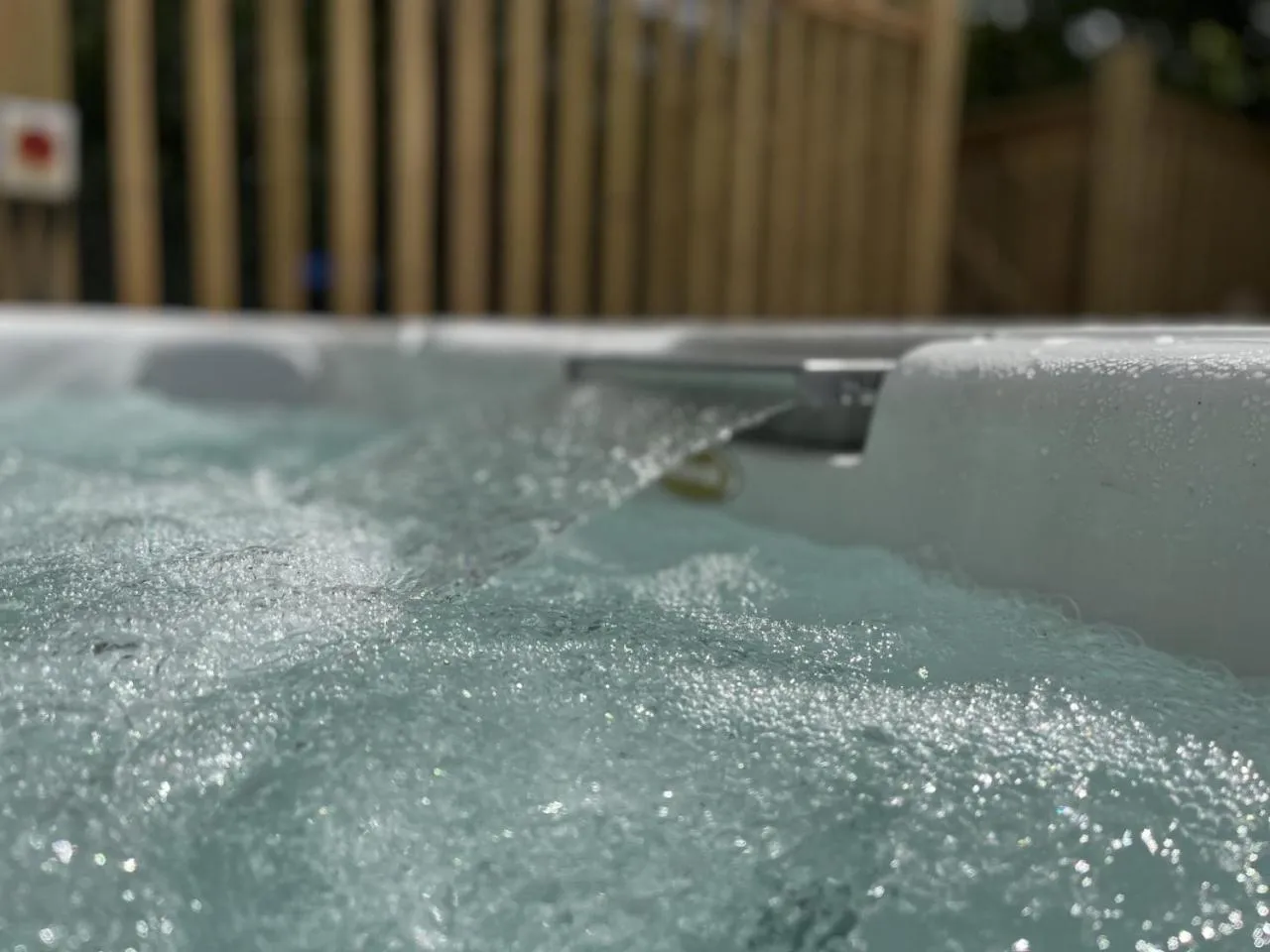 Hot Tub in Robin Hood Safari Tent
