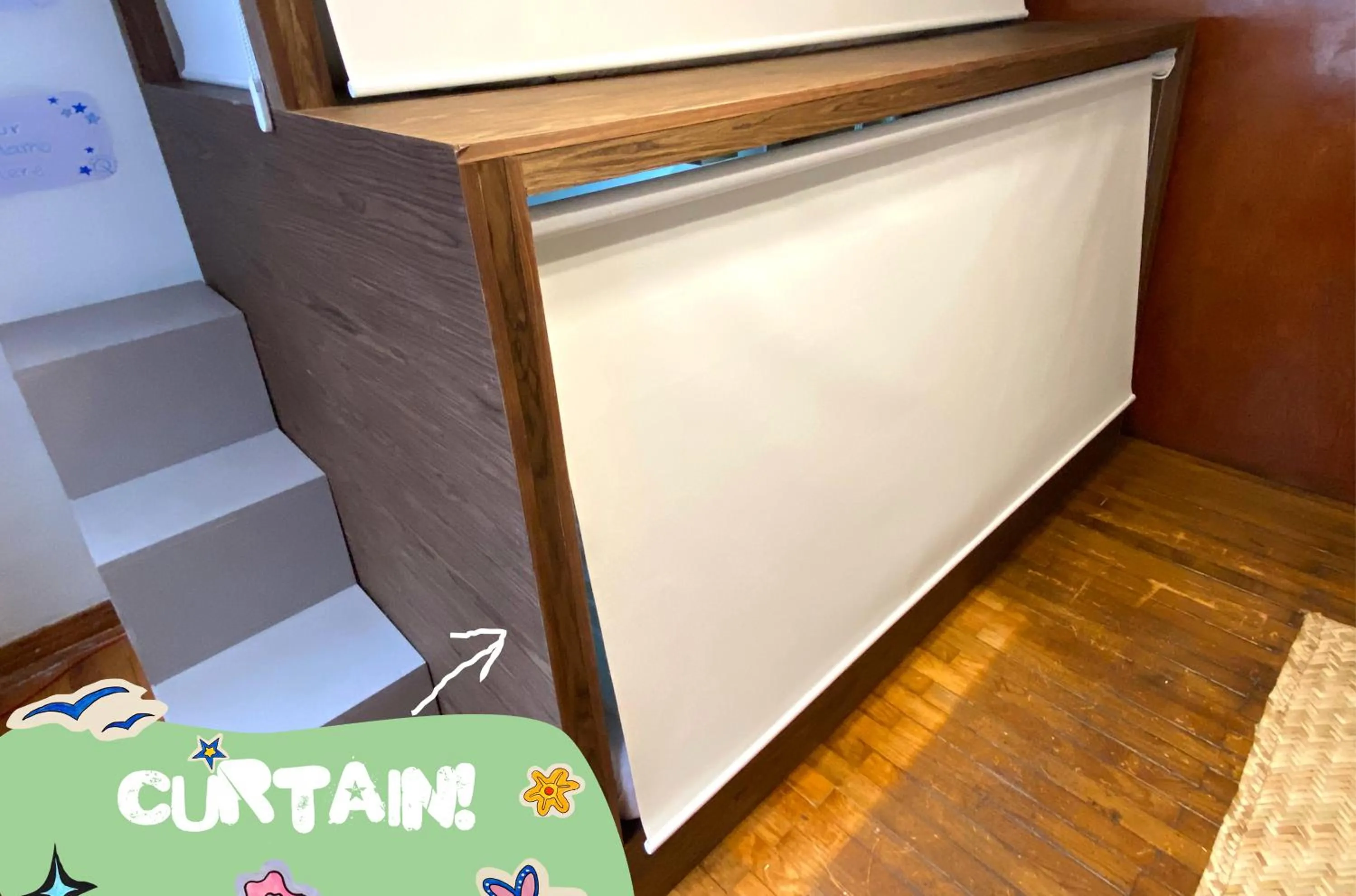 bunk bed in Hostal Fungi Casa Rosa