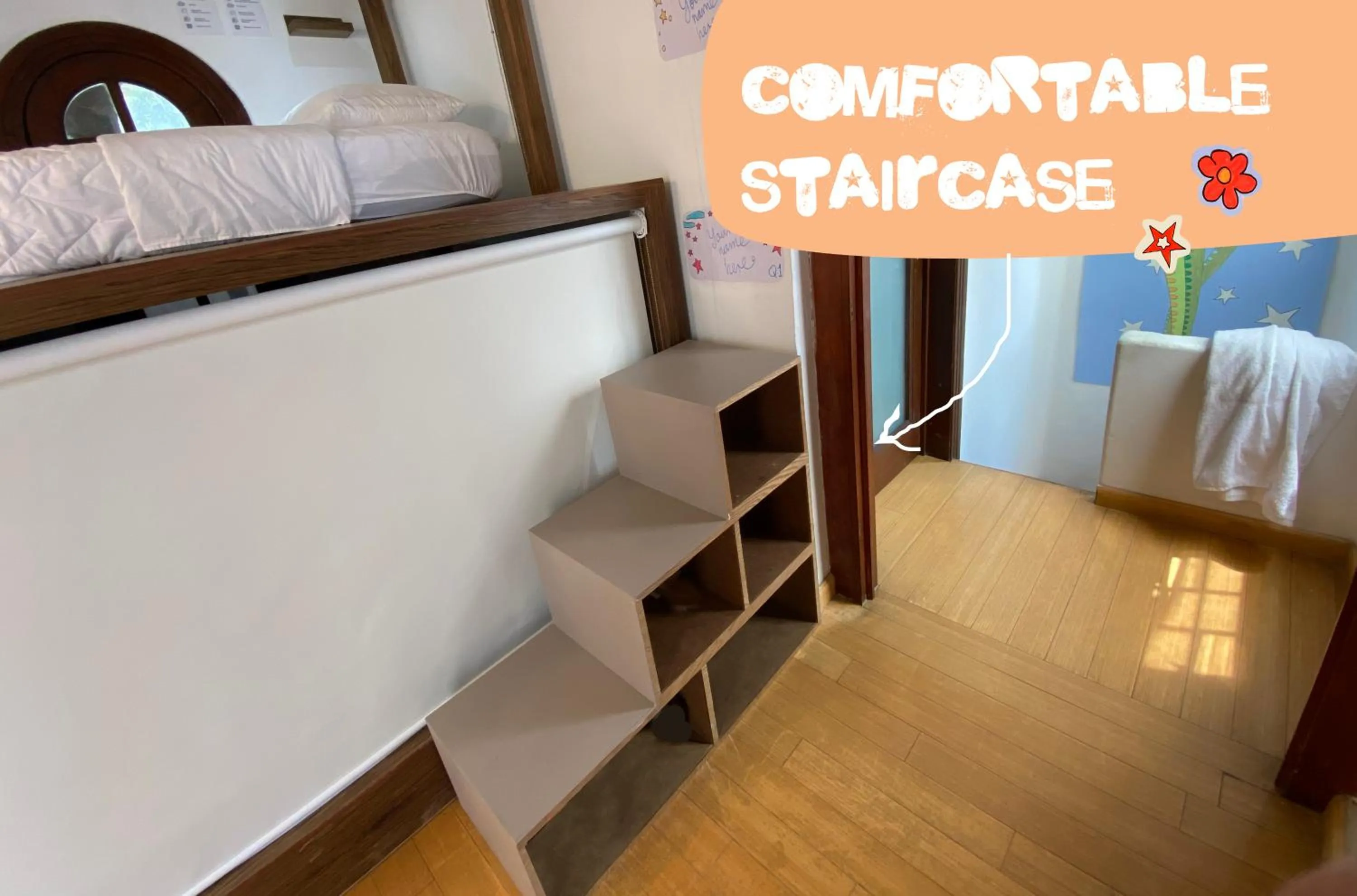 bunk bed, Bed in Hostal Fungi Casa Rosa