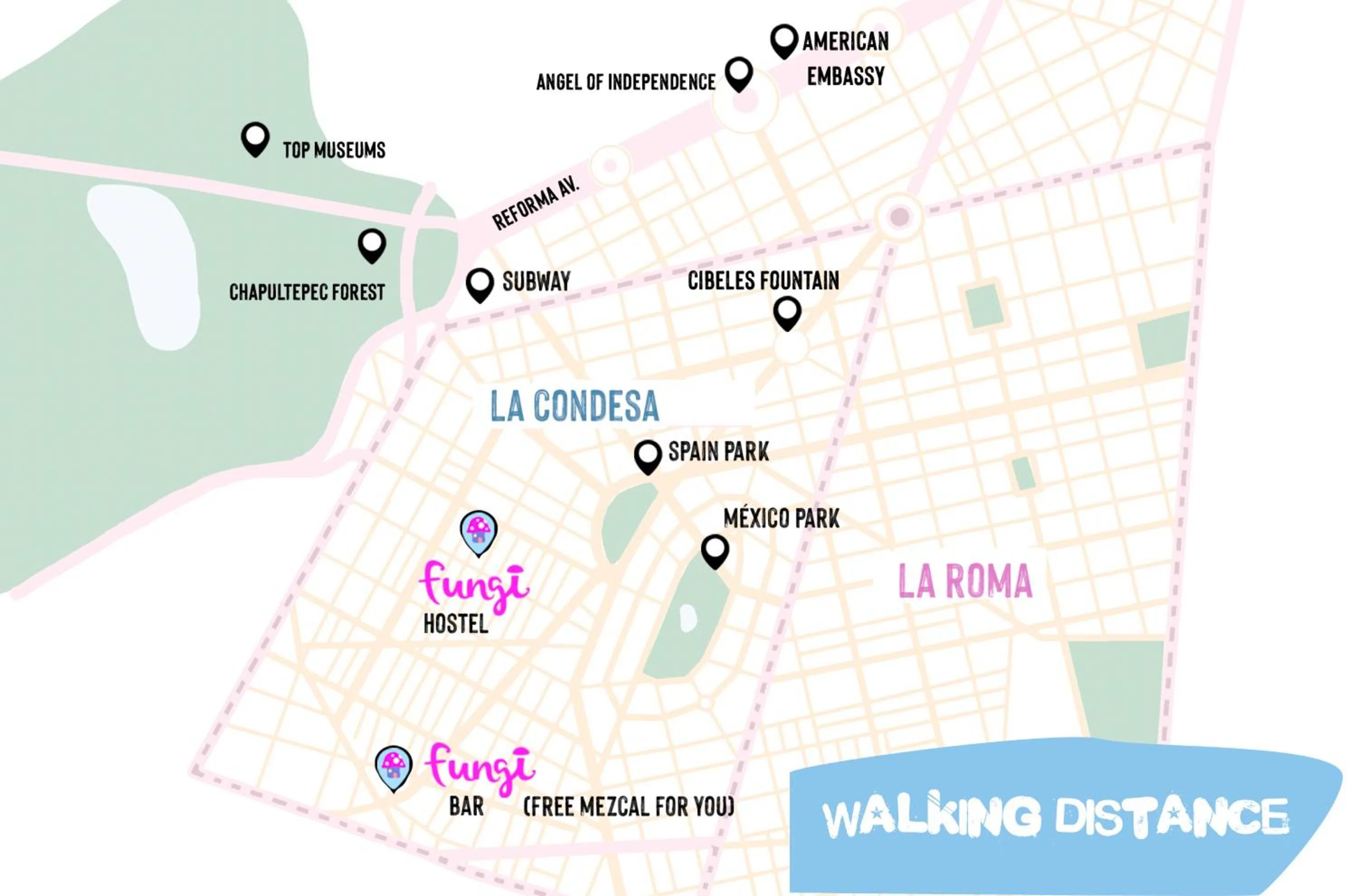 Shopping Area in Hostal Fungi Casa Rosa