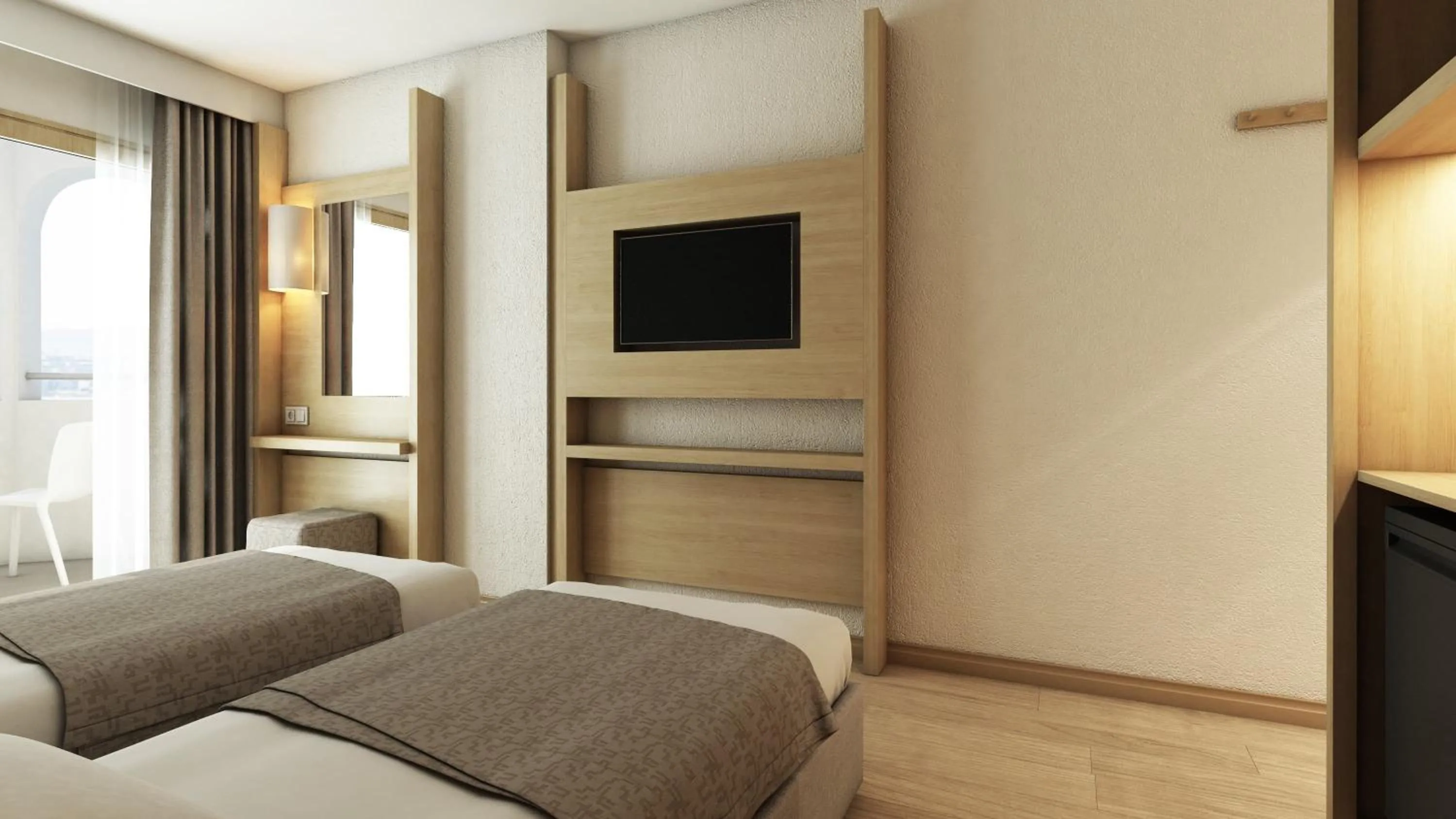 Bed in Fortuna Beach Hotel