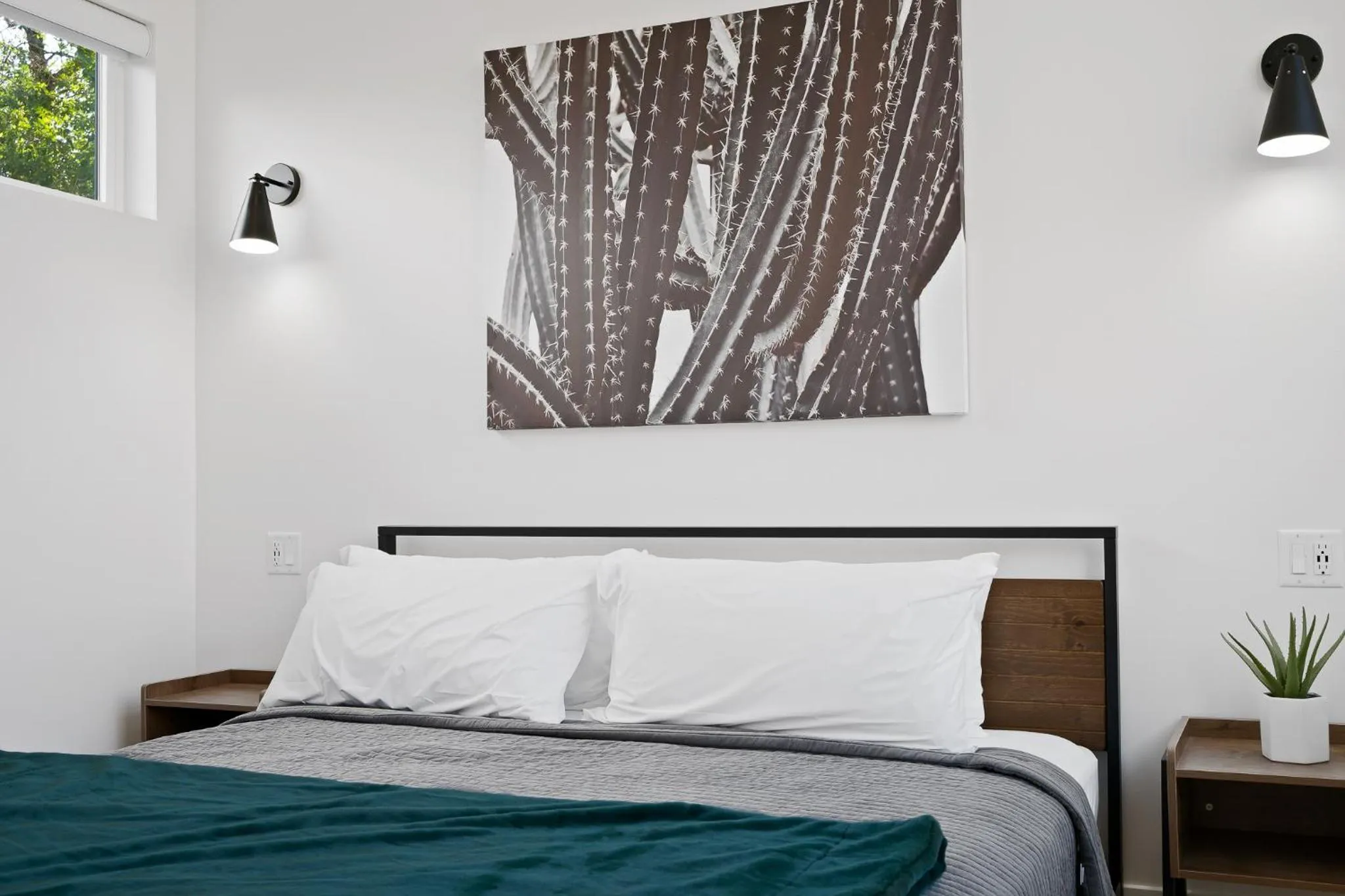 Bed in The Bungalows at Zion