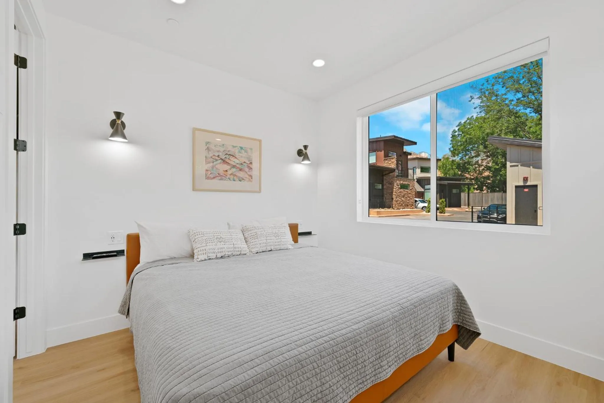 Bed in The Bungalows at Zion