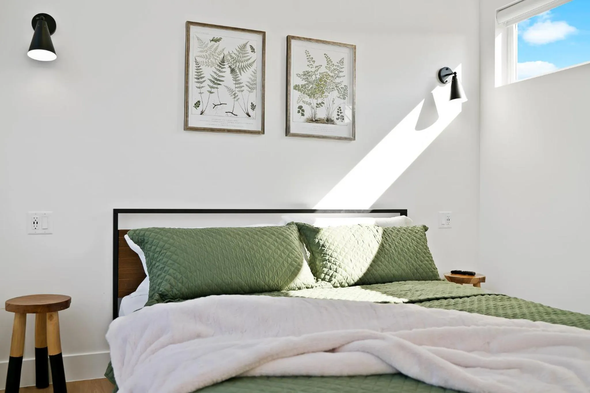 Bed in The Bungalows at Zion