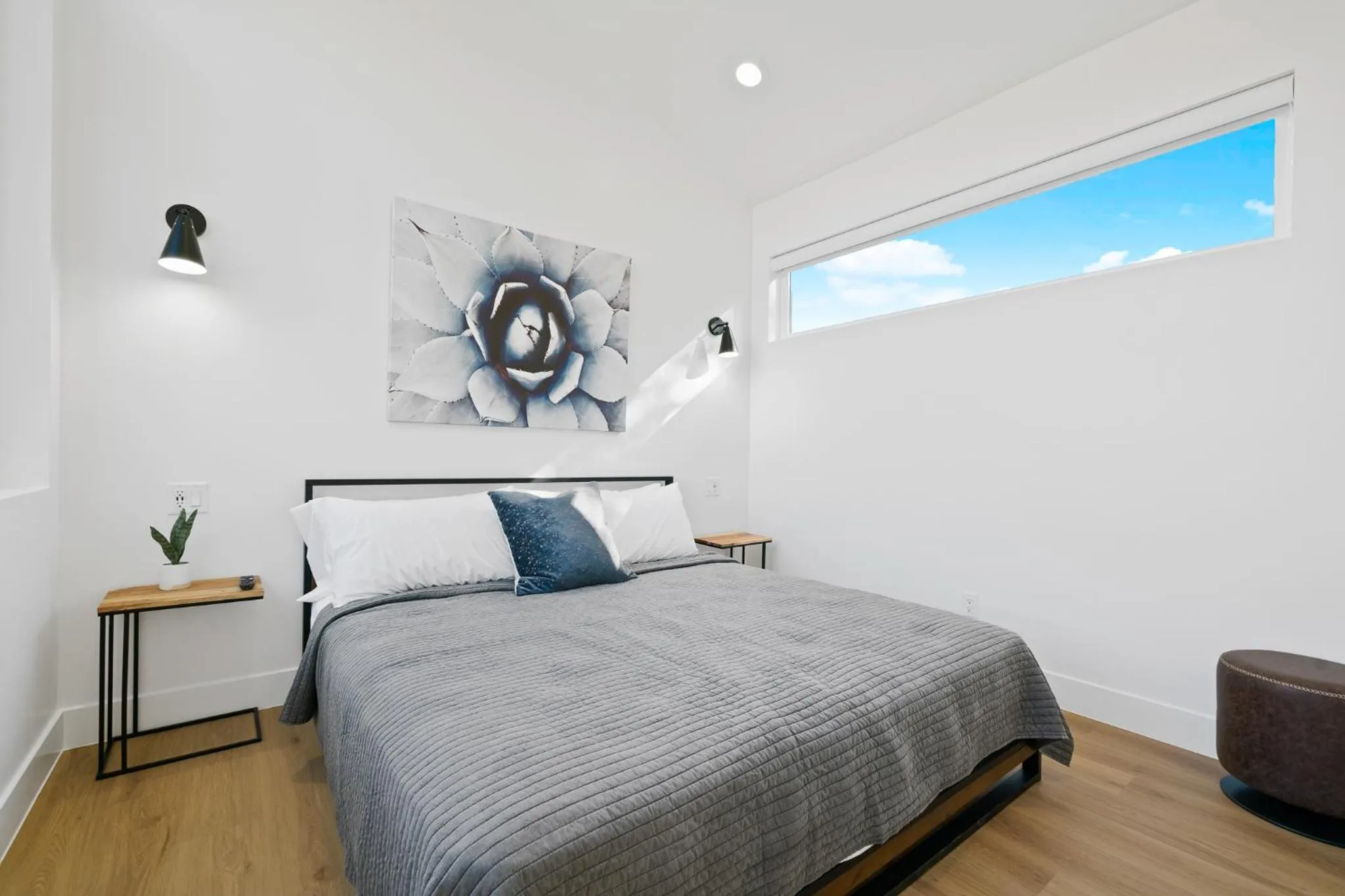 Bed in The Bungalows at Zion