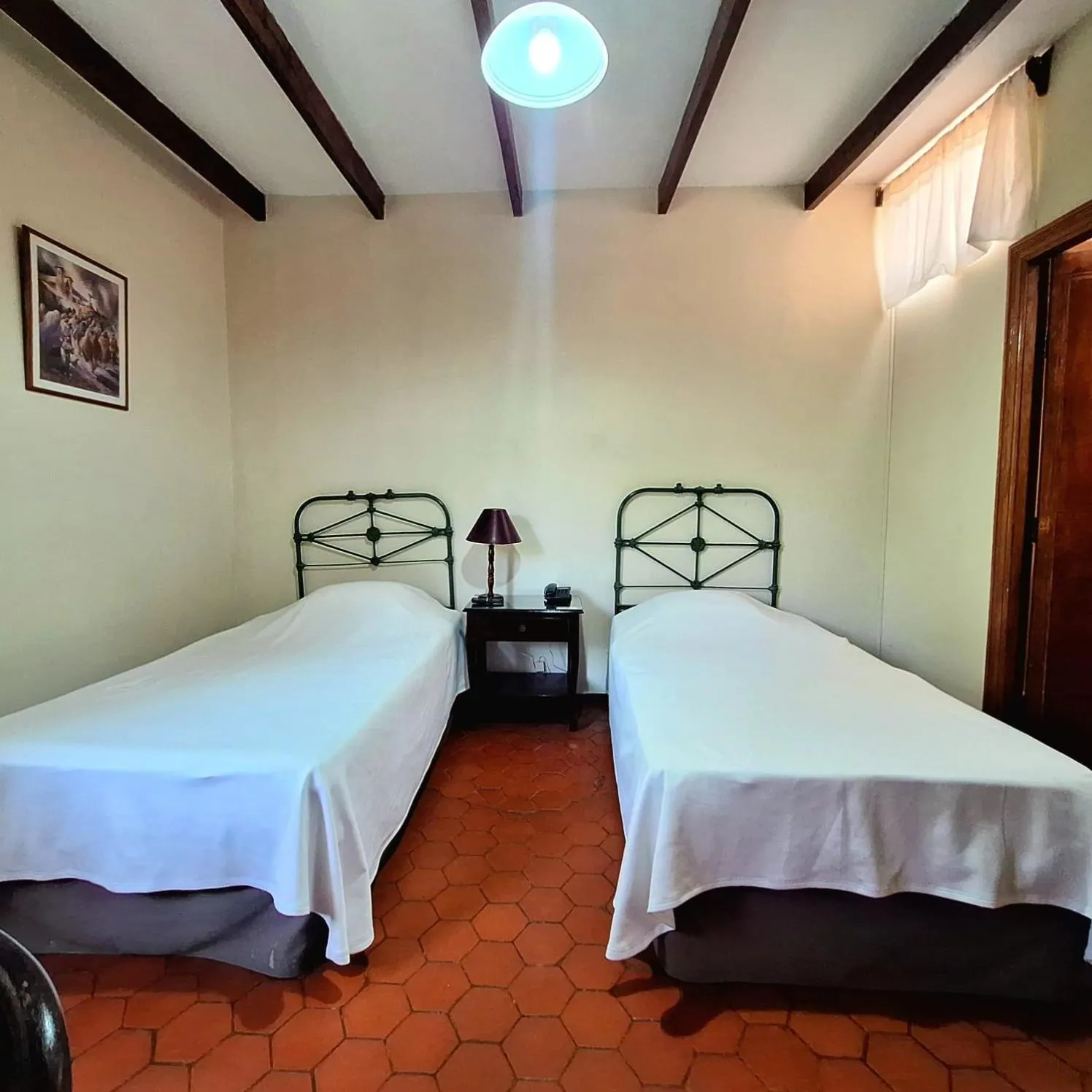 Bed in Hotel & Hacienda El Carmelo