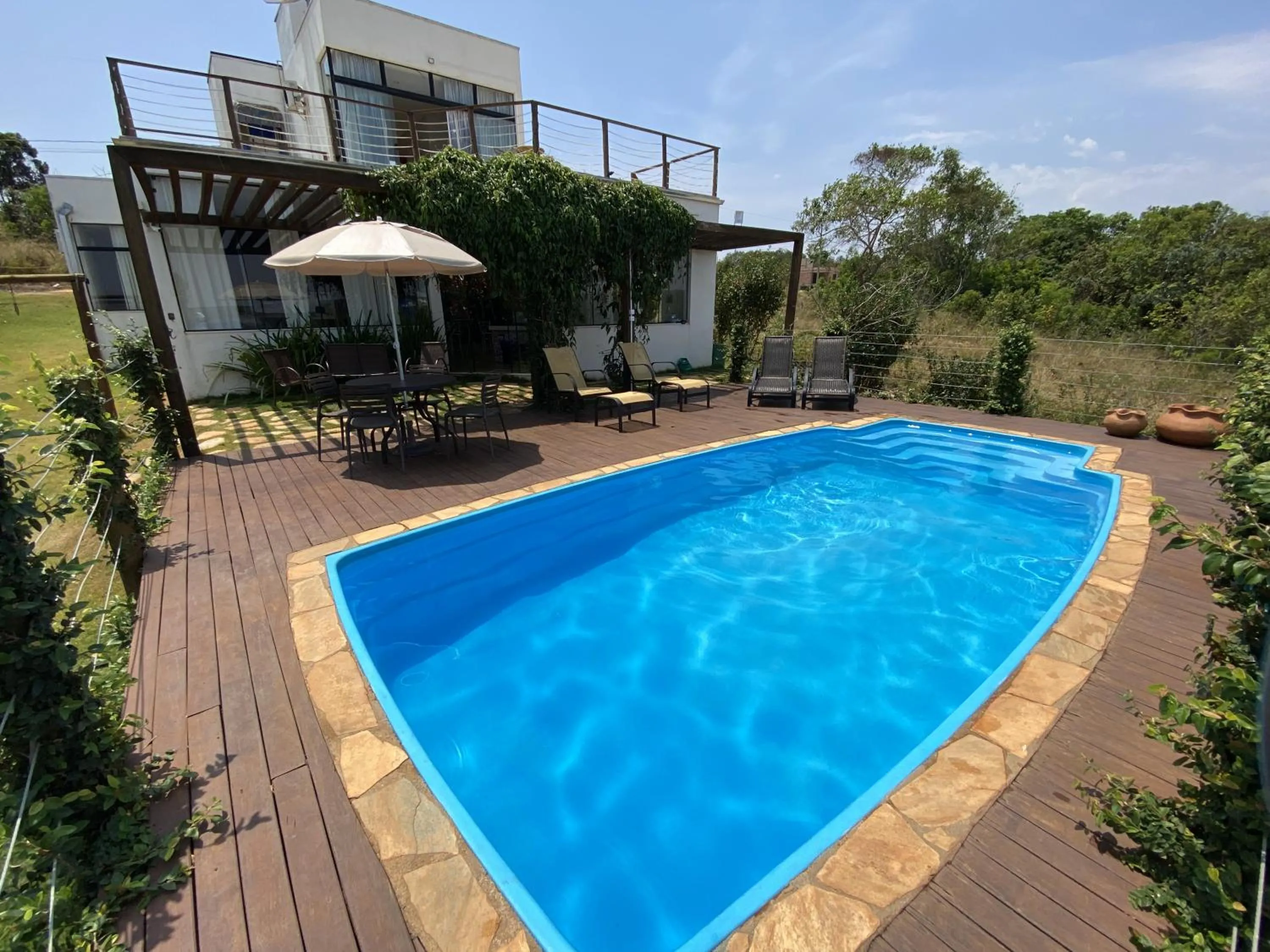 Swimming pool in Espelho D'Água Pousada - Capitólio