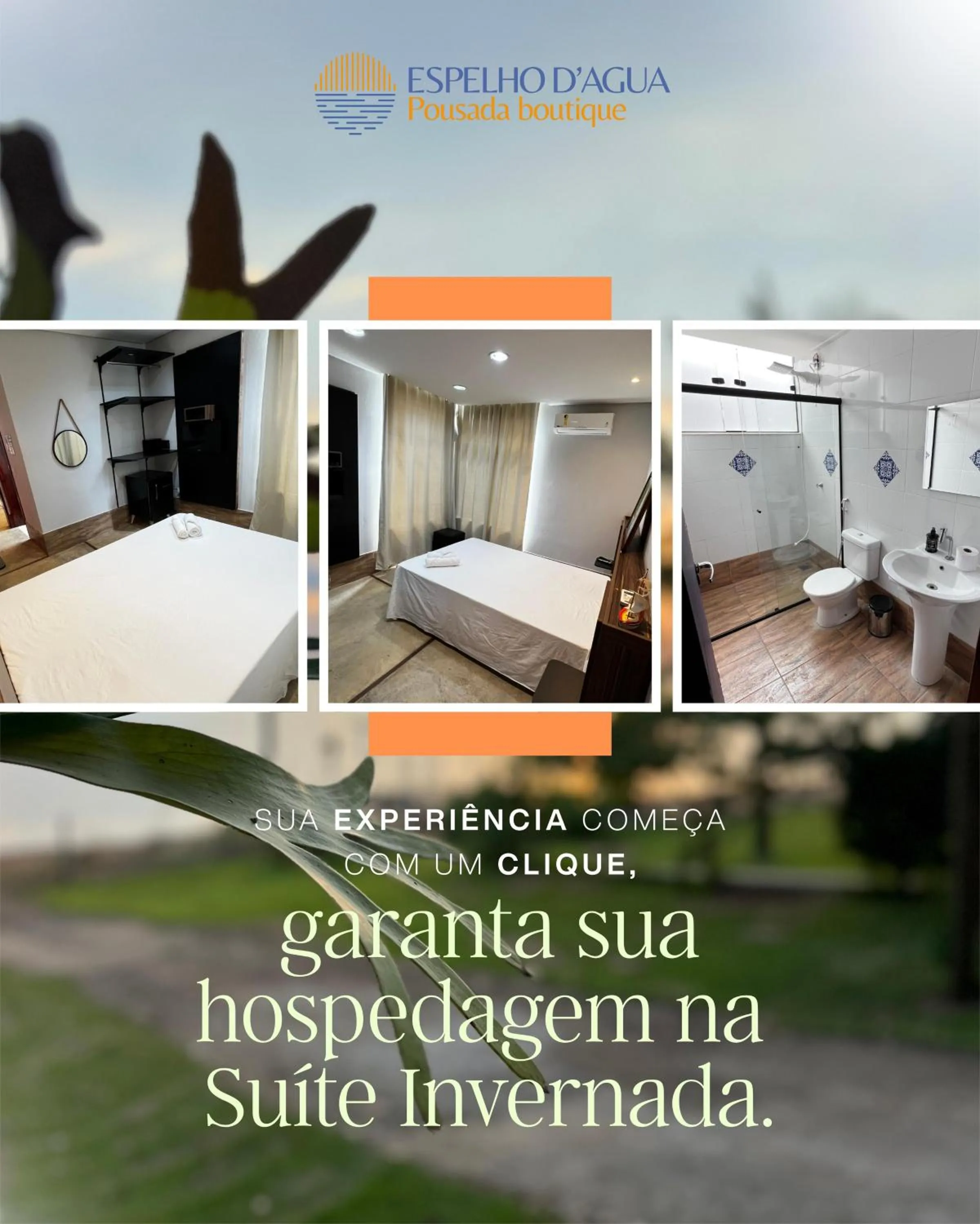 Bed in Espelho D'Água Pousada - Capitólio