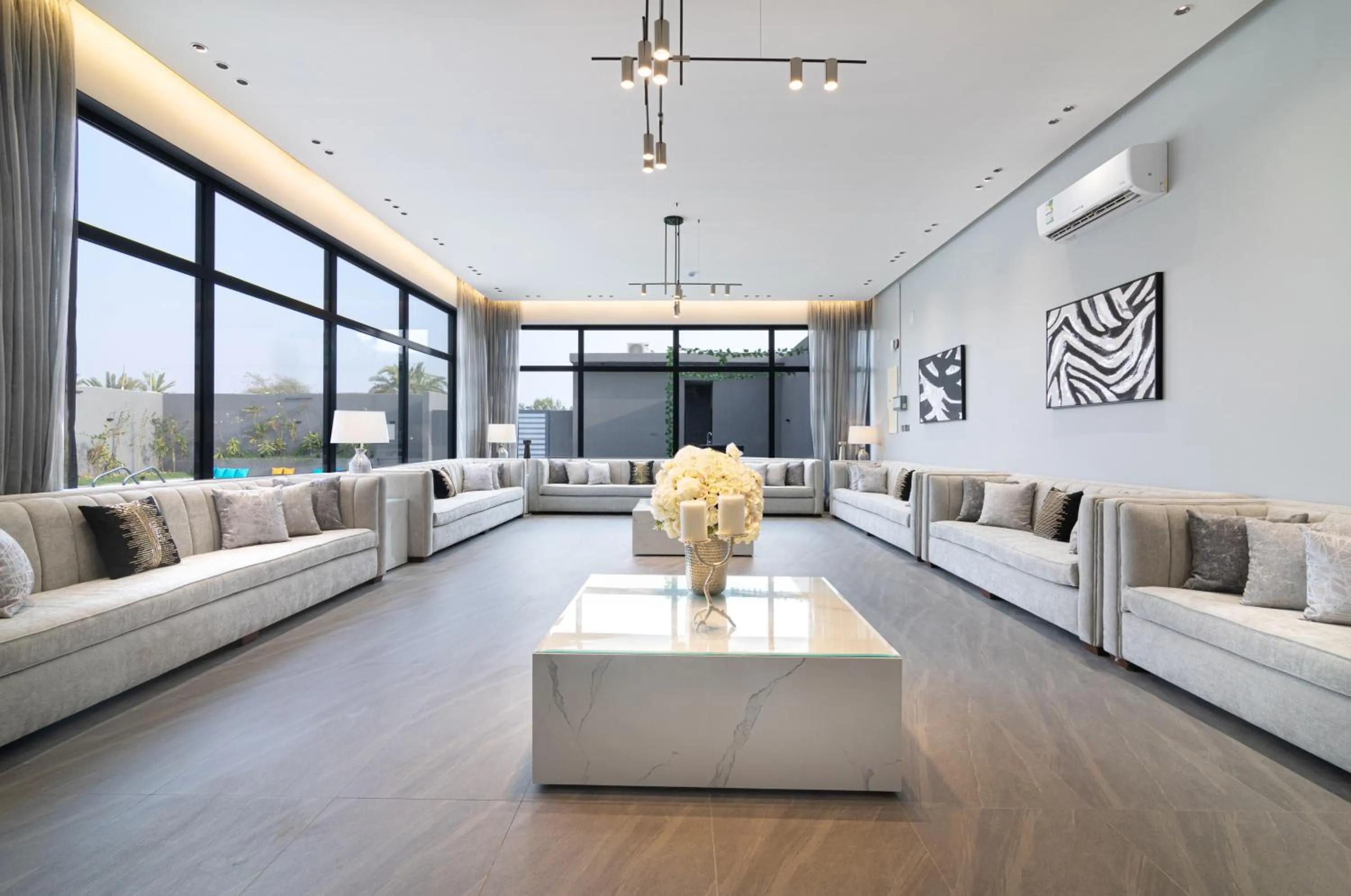 Living room in Riyadh View Resort منتجع و شاليهات الرياض فيو