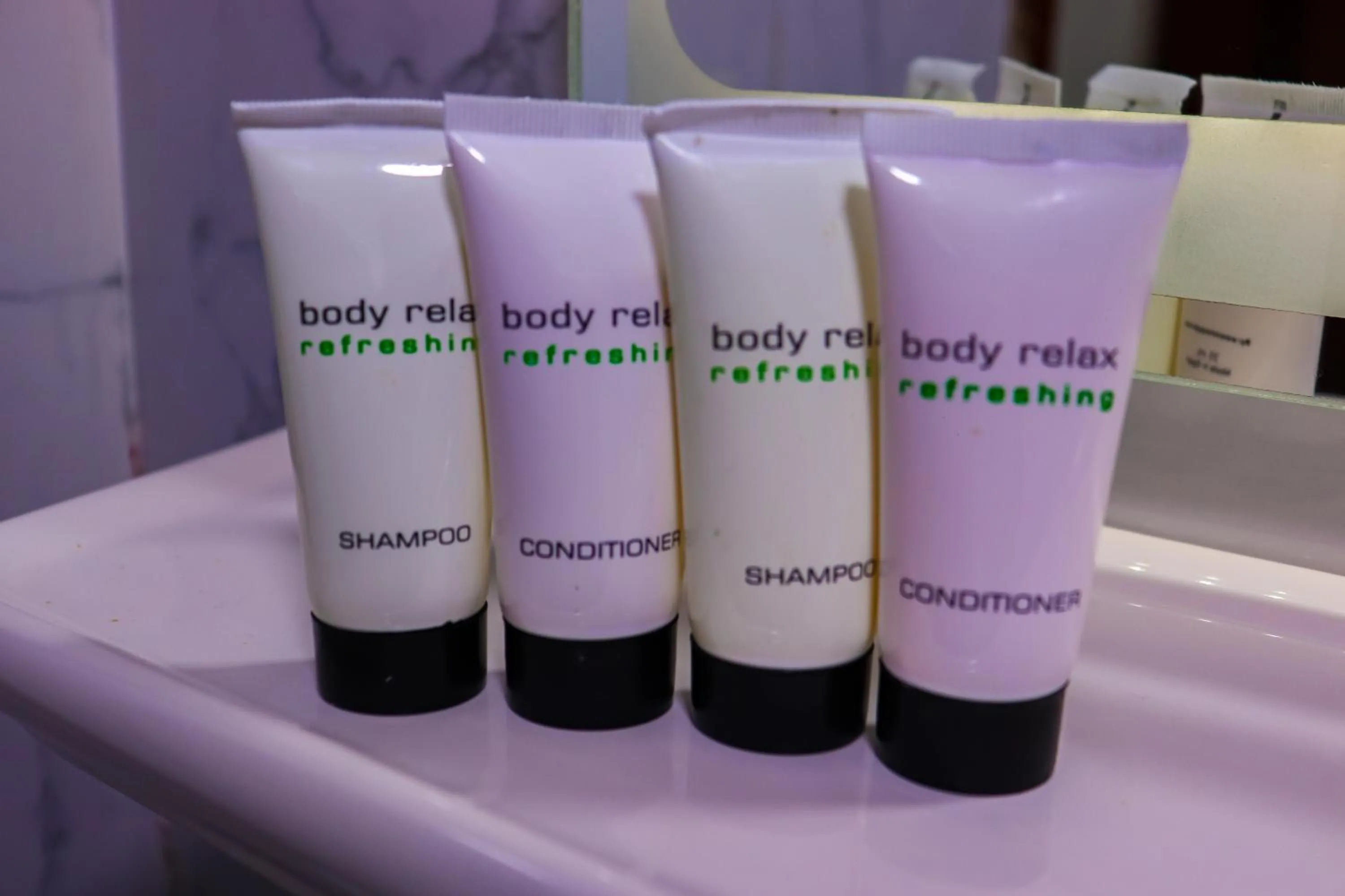 Text overlay in Golden Pyramids Inn