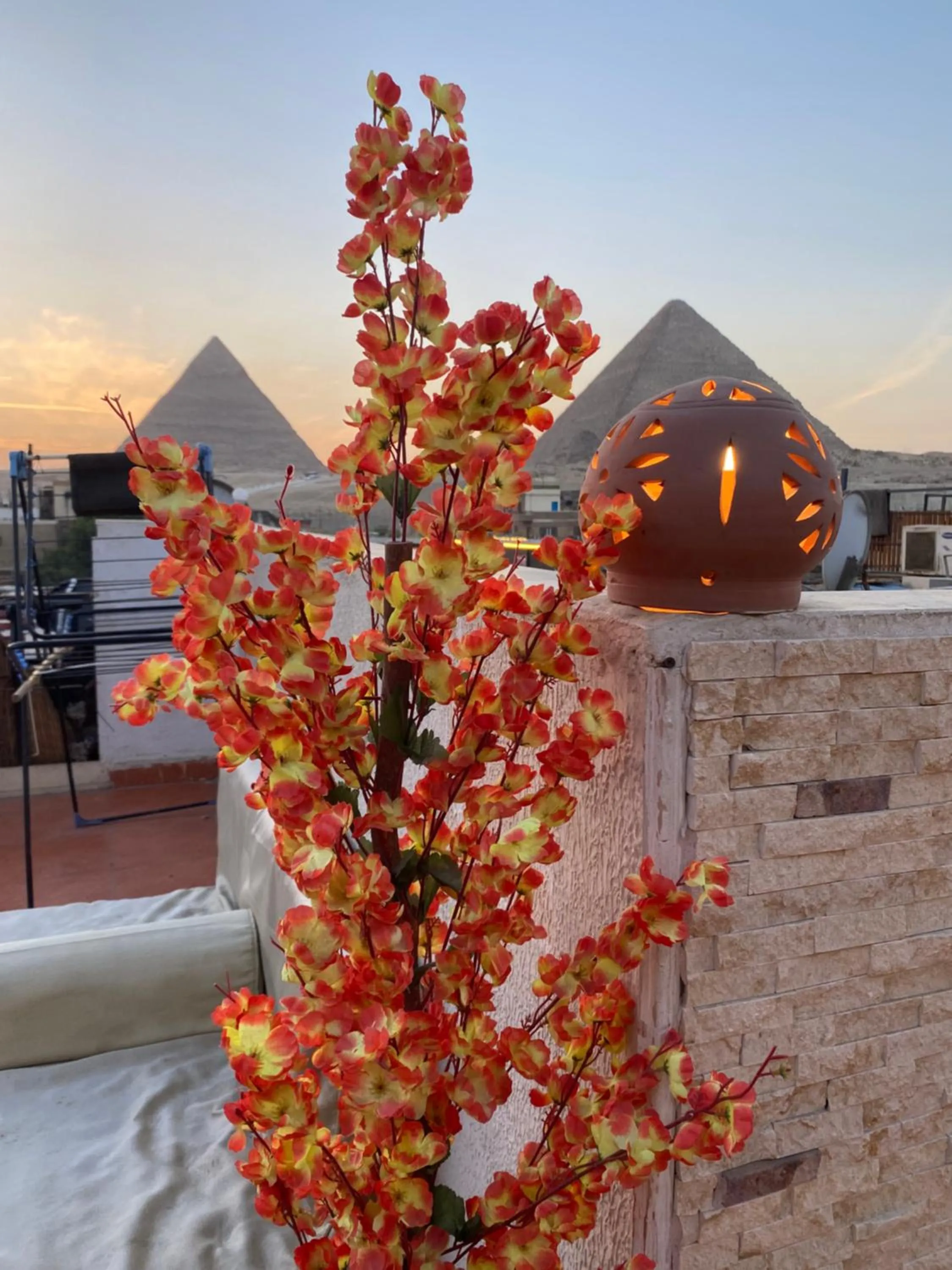 Property building in Golden Pyramids Inn