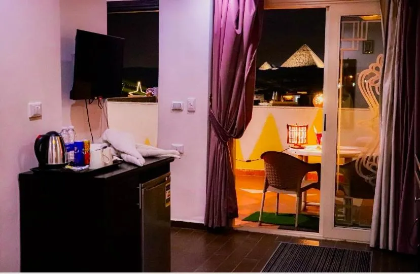 Bed in Golden Pyramids Inn