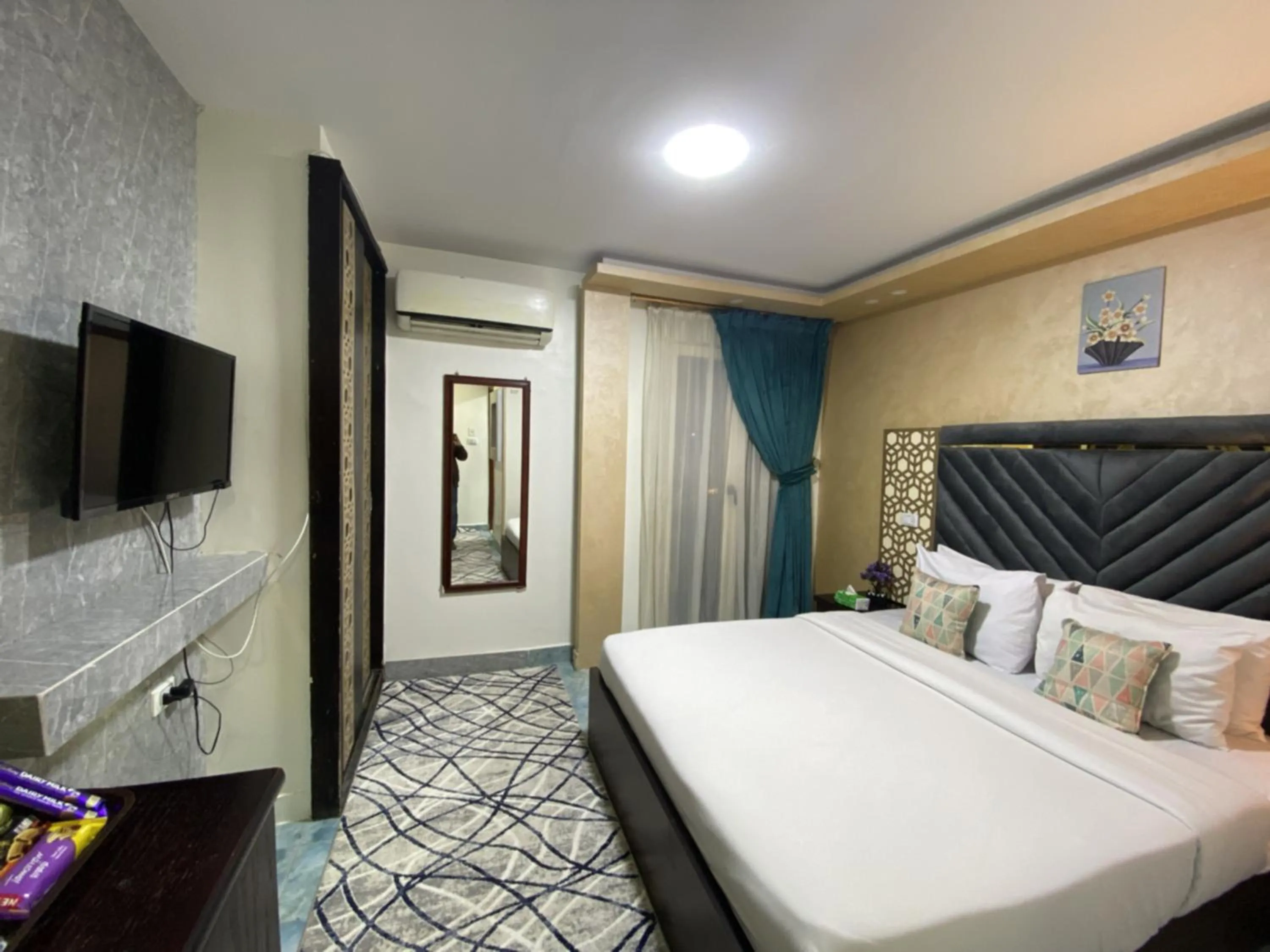 Bed in Golden Pyramids Inn