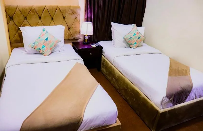 Bed in Golden Pyramids Inn