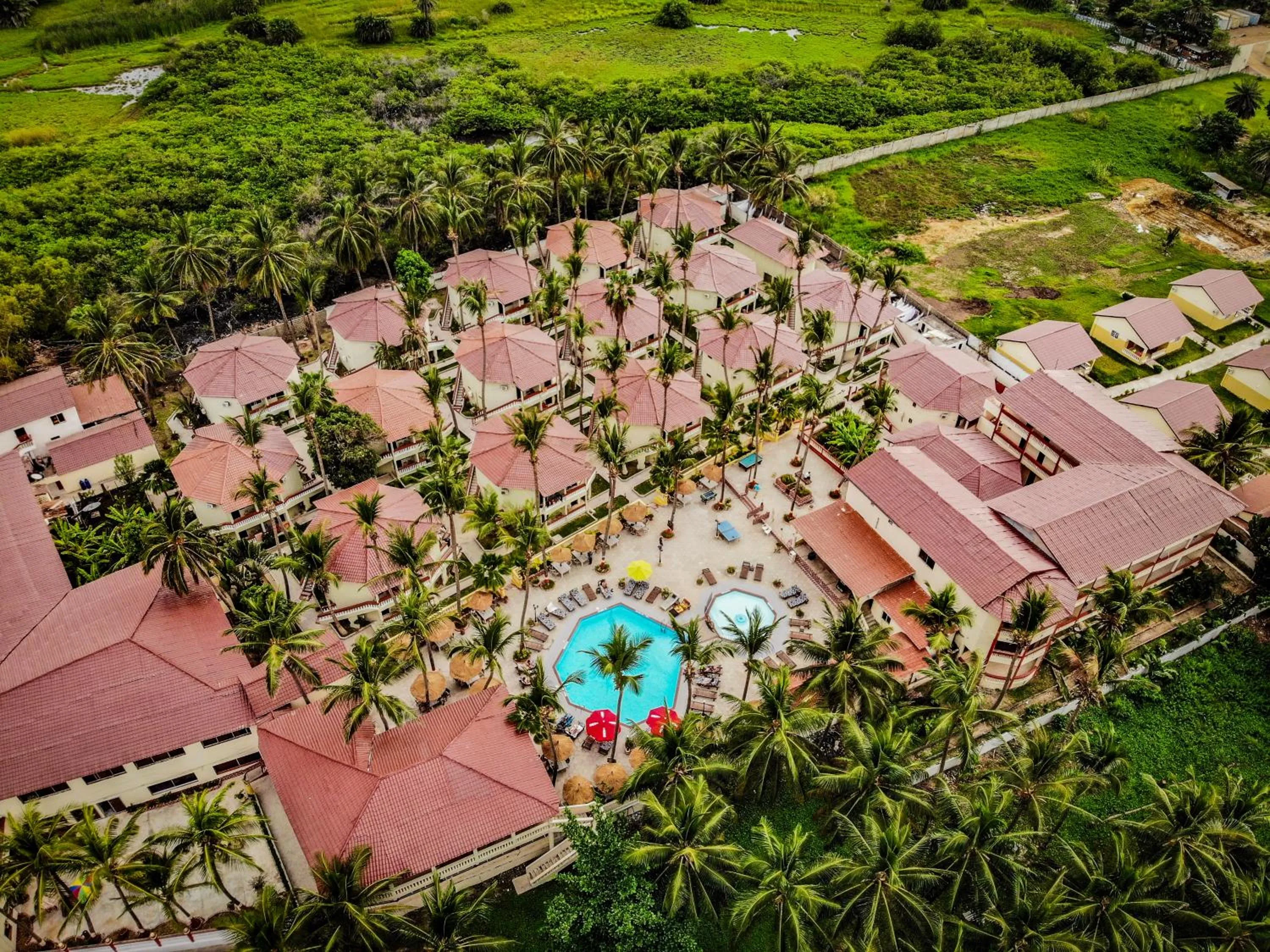 Bird's eye view in Palm Beach Hotel