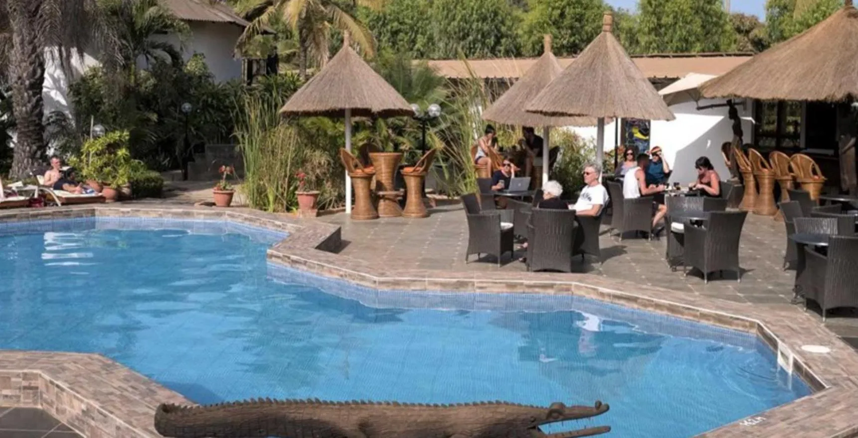 Pool view in Bakotu Hotel