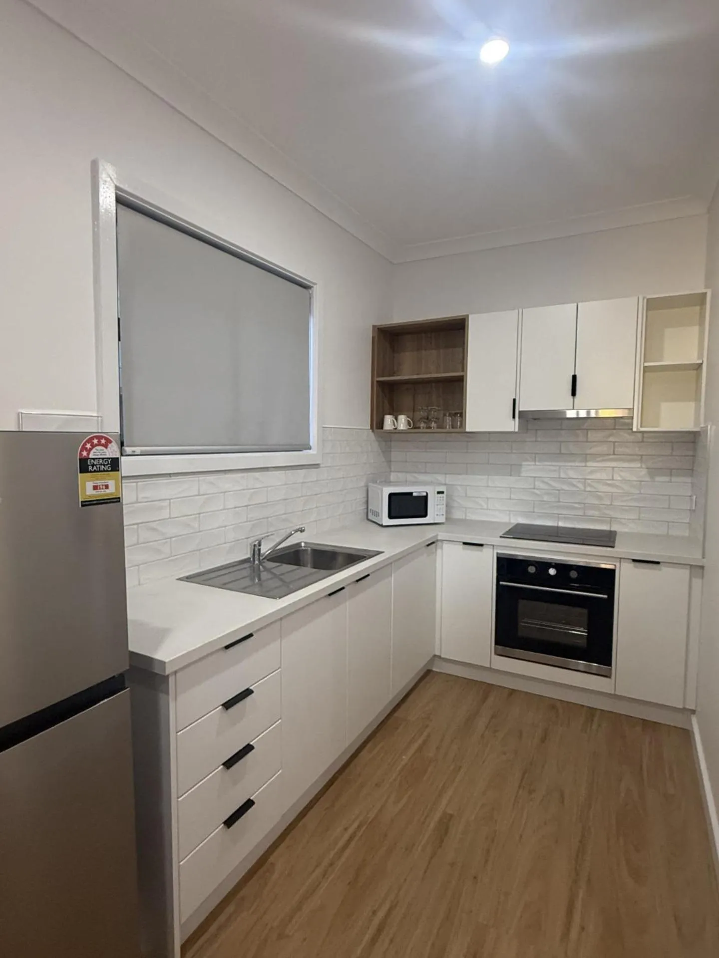 kitchen in Broken Hill Outback View Holiday Park