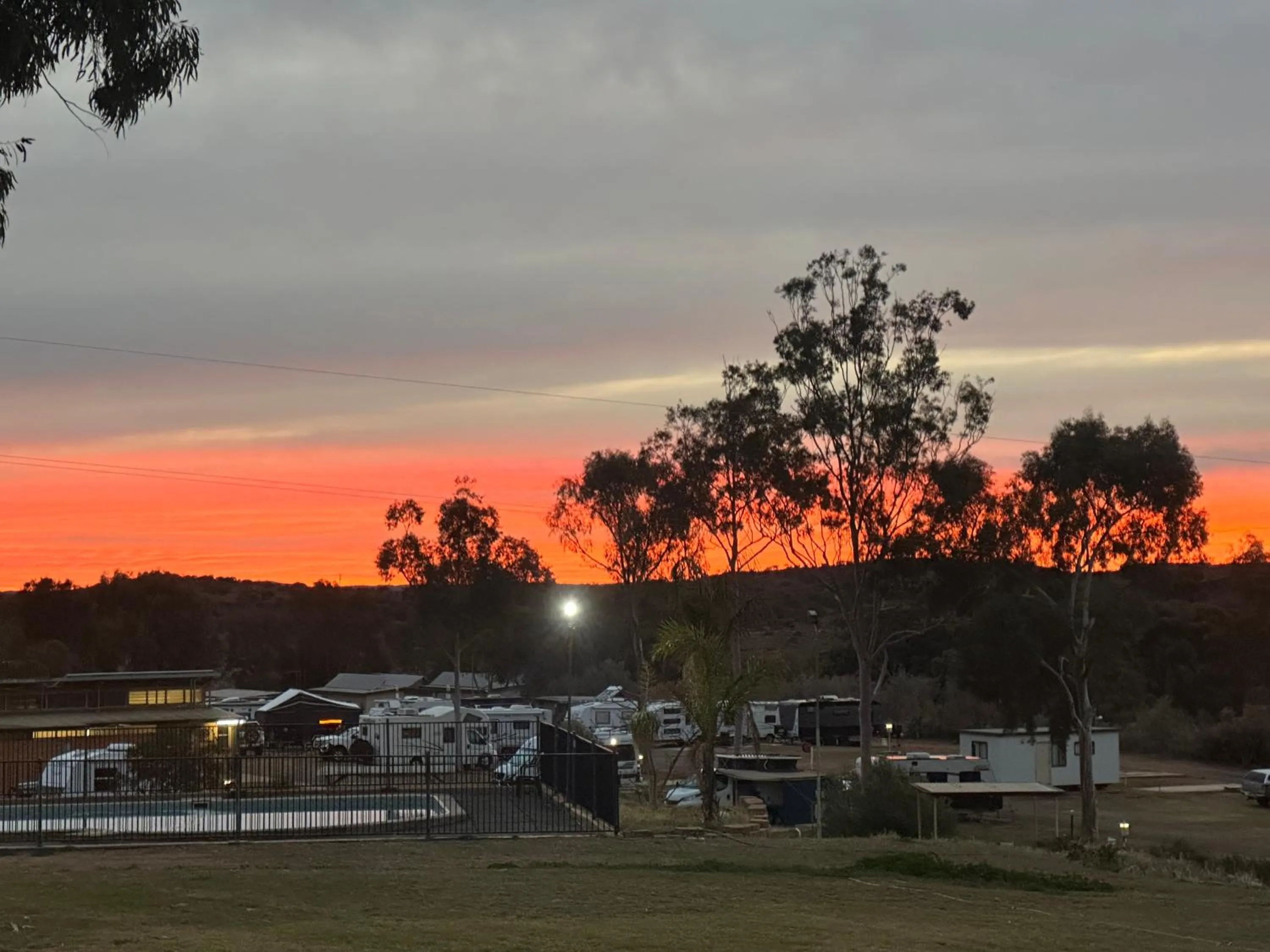 Swimming pool in Broken Hill Outback View Holiday Park