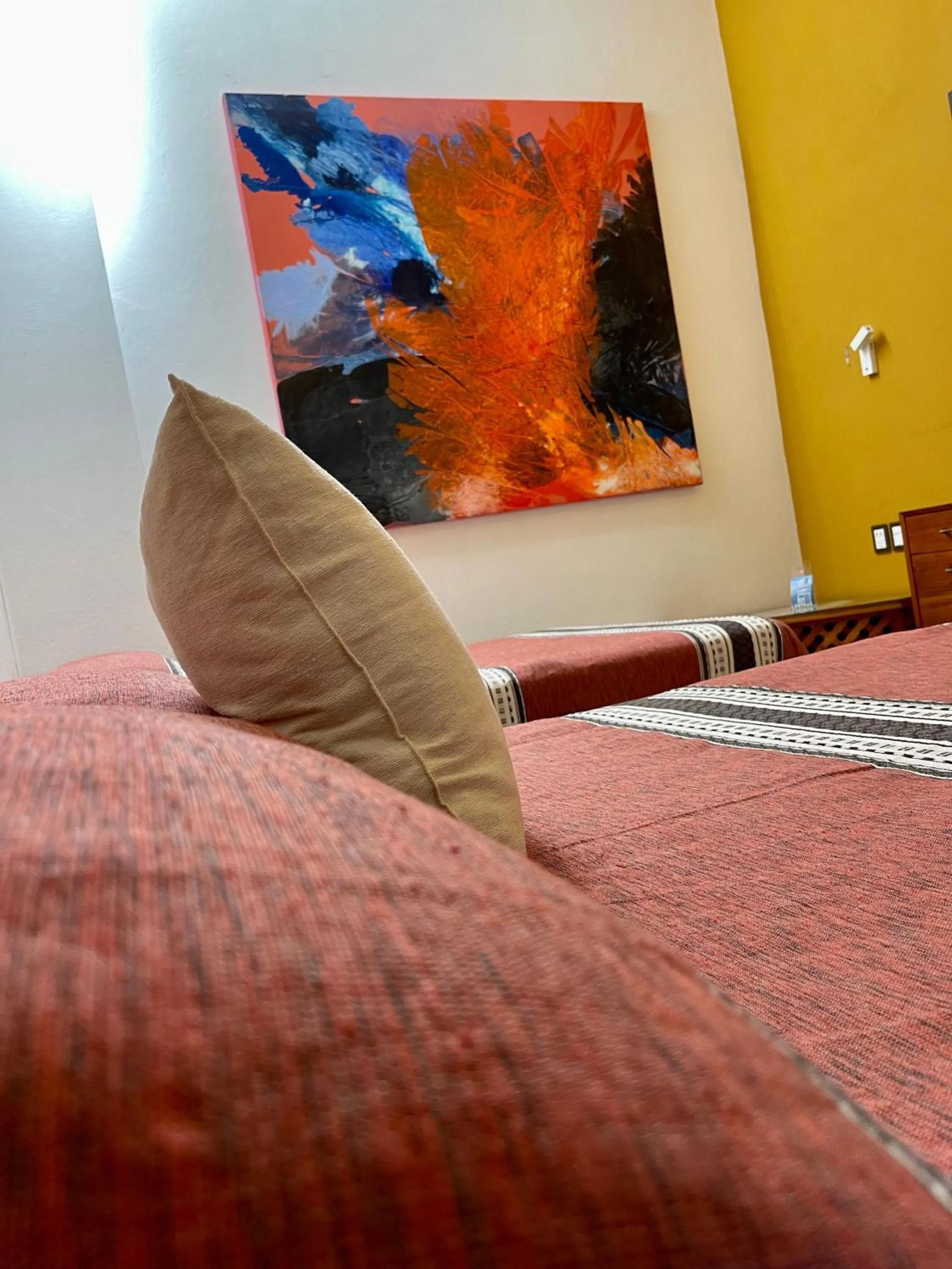 Bed in LARIMAR Gallery y Hotel Boutique