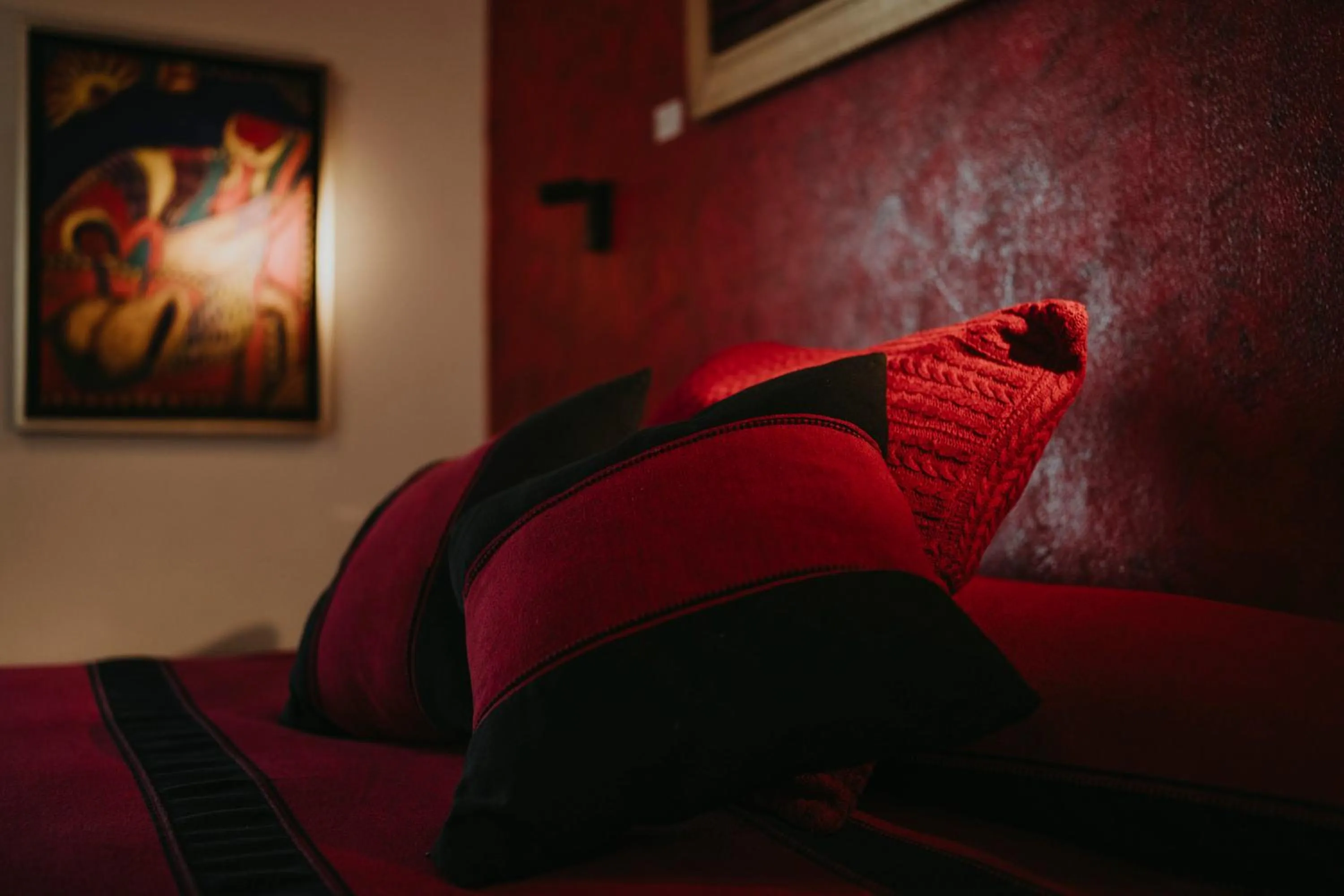 Bedroom, Bed in LARIMAR Gallery y Hotel Boutique