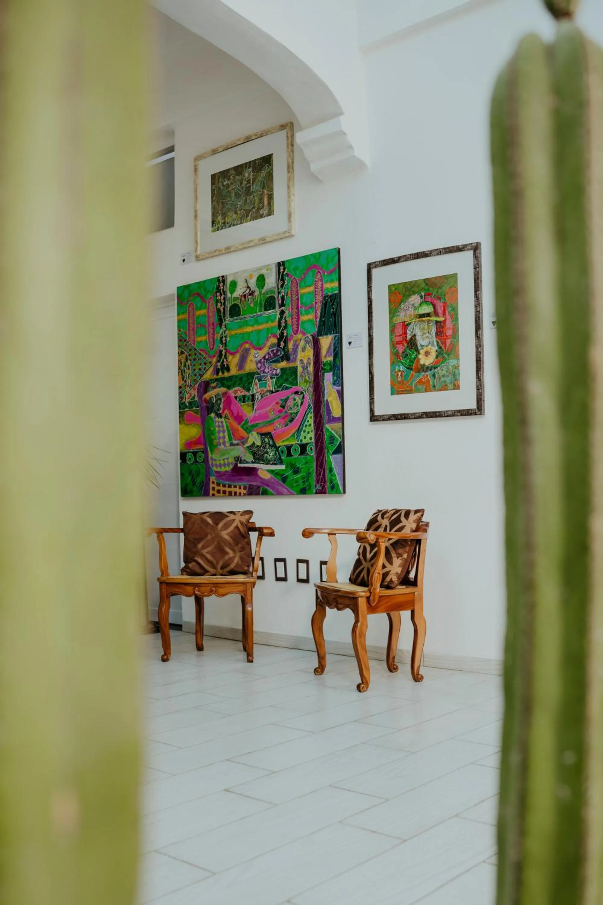 Living room in LARIMAR Gallery y Hotel Boutique