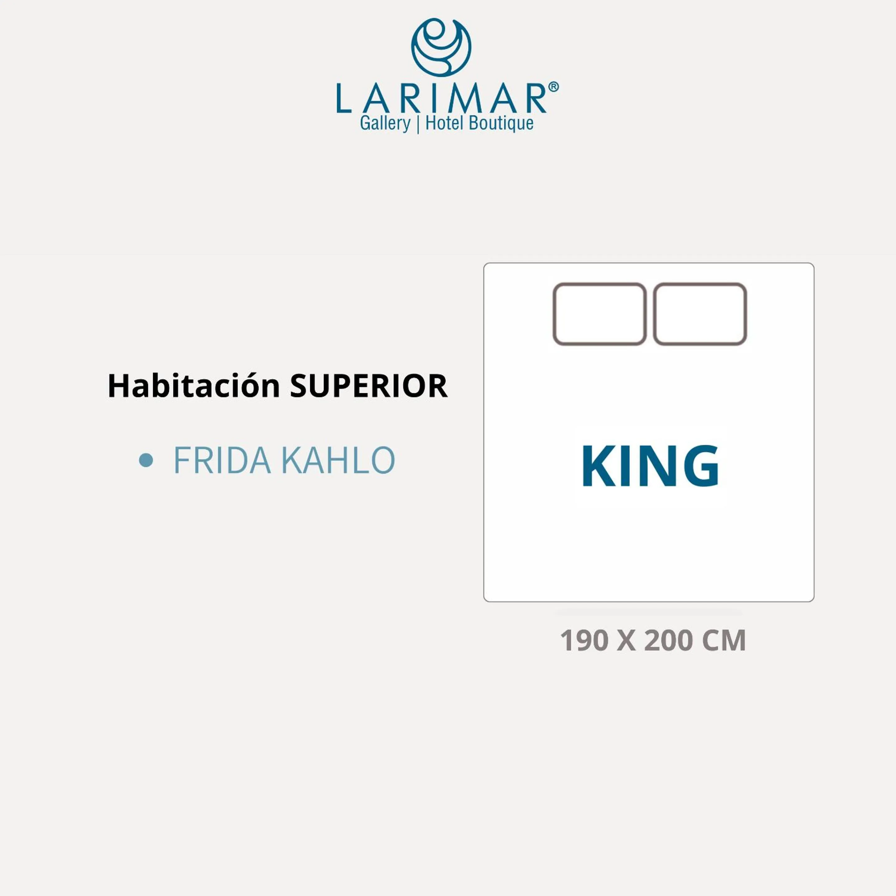 Text overlay in LARIMAR Gallery y Hotel Boutique