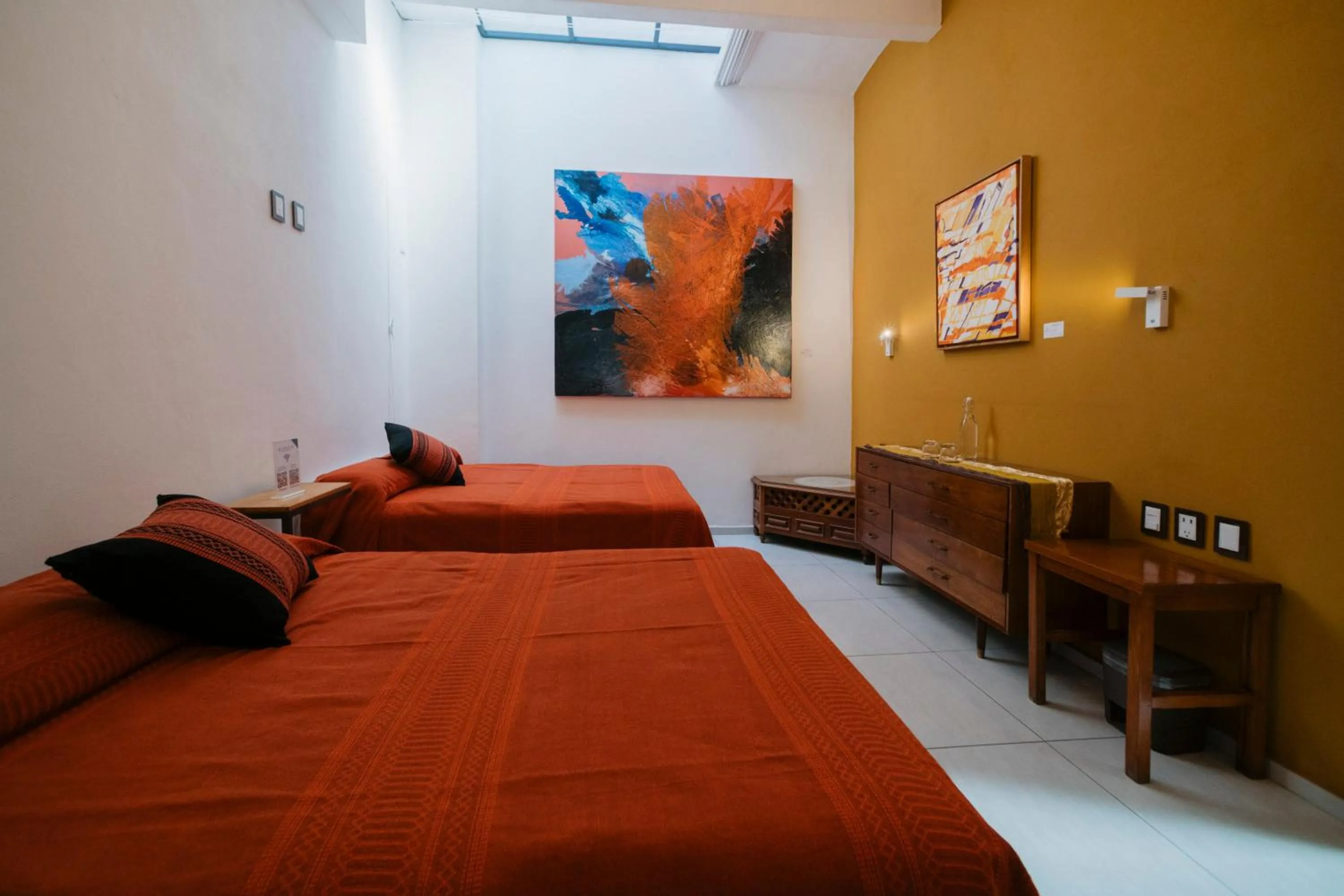 Bed in LARIMAR Gallery y Hotel Boutique
