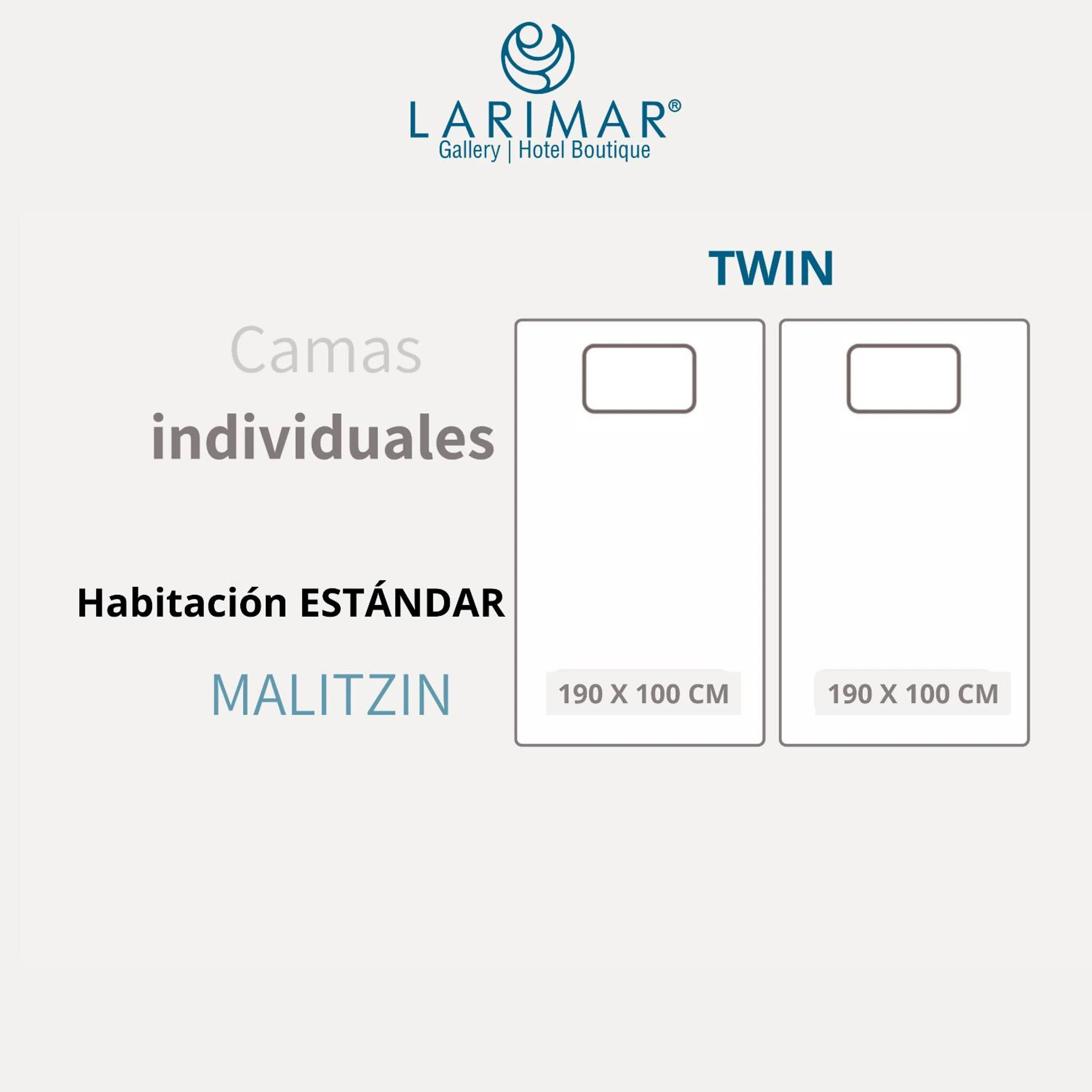 Text overlay in LARIMAR Gallery y Hotel Boutique
