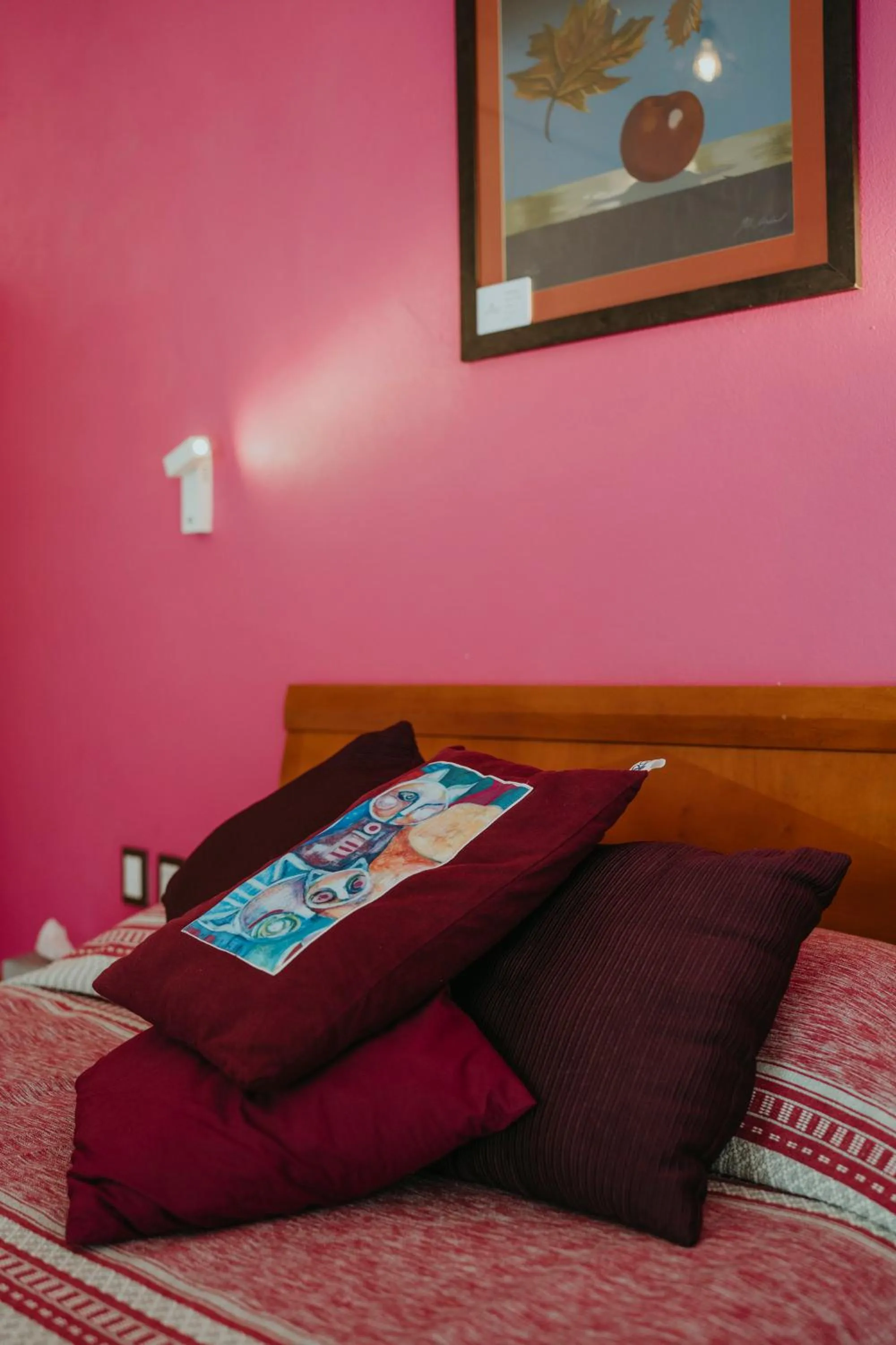 Bed in LARIMAR Gallery y Hotel Boutique