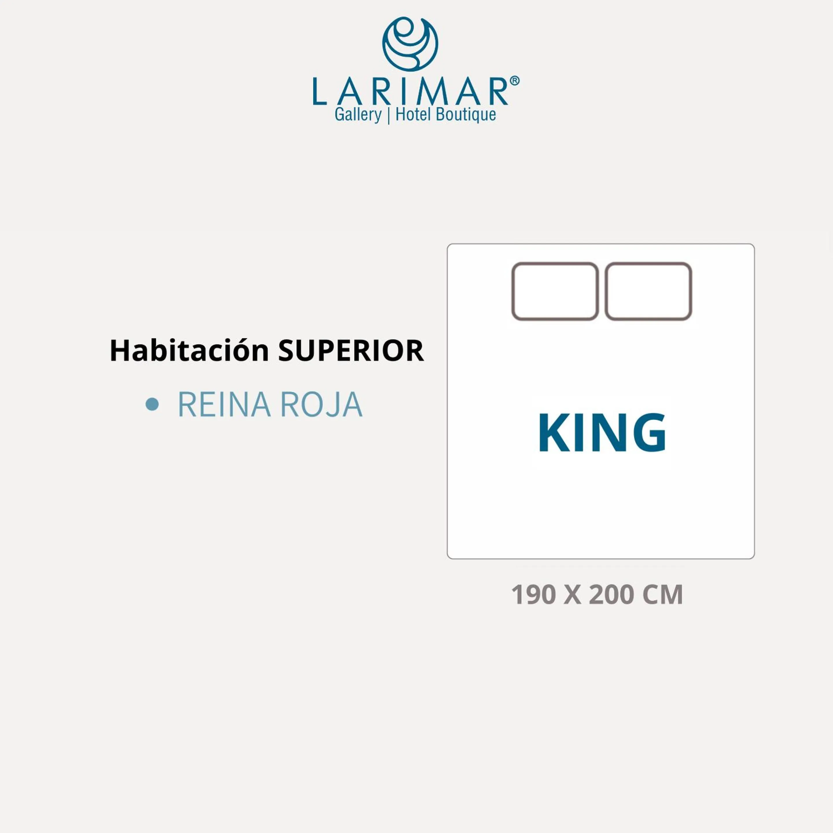 Text overlay in LARIMAR Gallery y Hotel Boutique