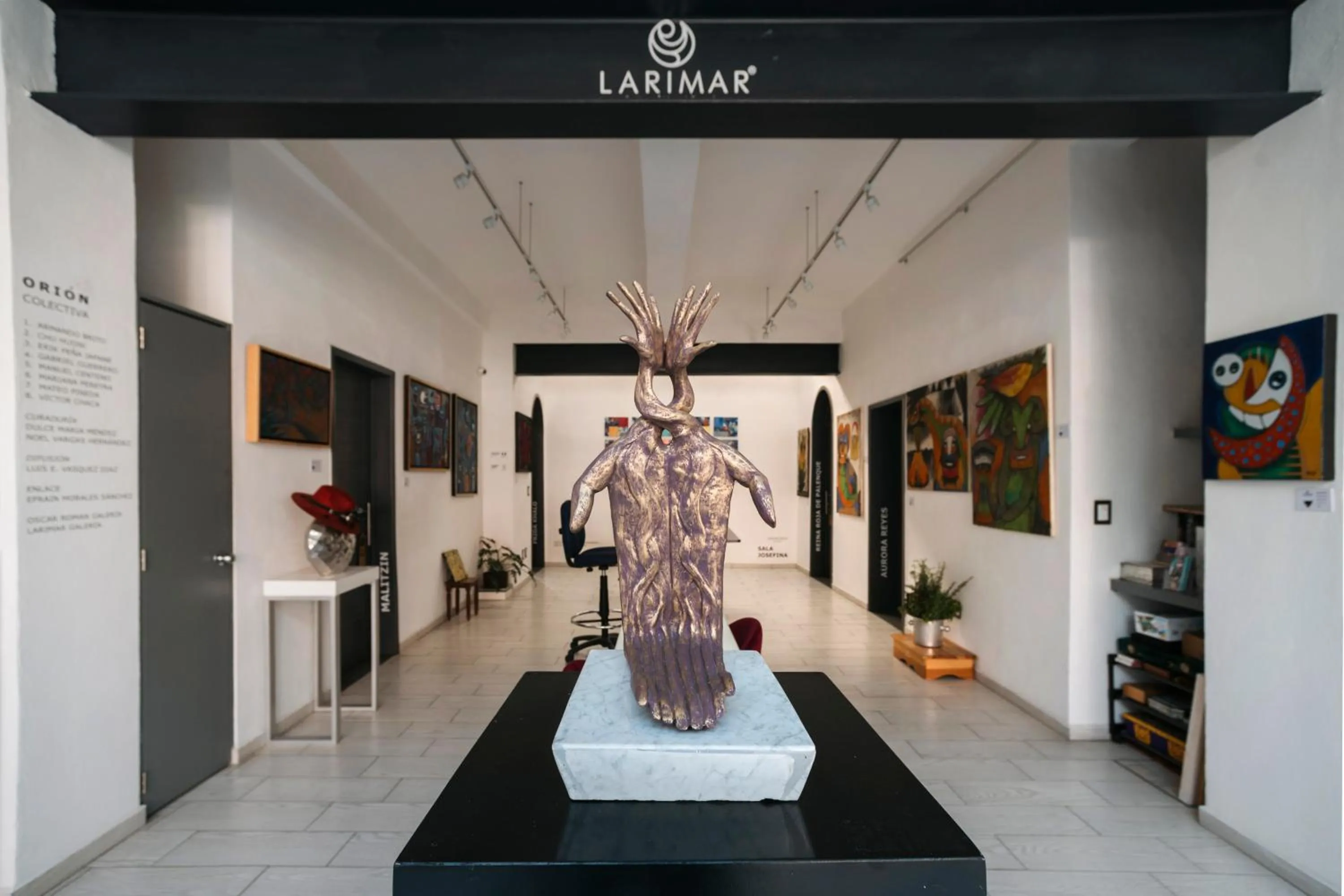 Decorative detail in LARIMAR Gallery y Hotel Boutique