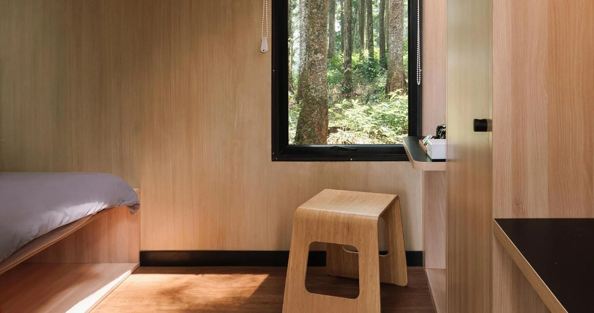 Bed in Bobocabin Baturraden, Purwokerto